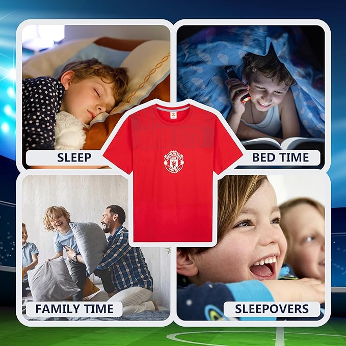 manchester-united-pyjama-gar-on-court-foot-t-shirt-short image 5