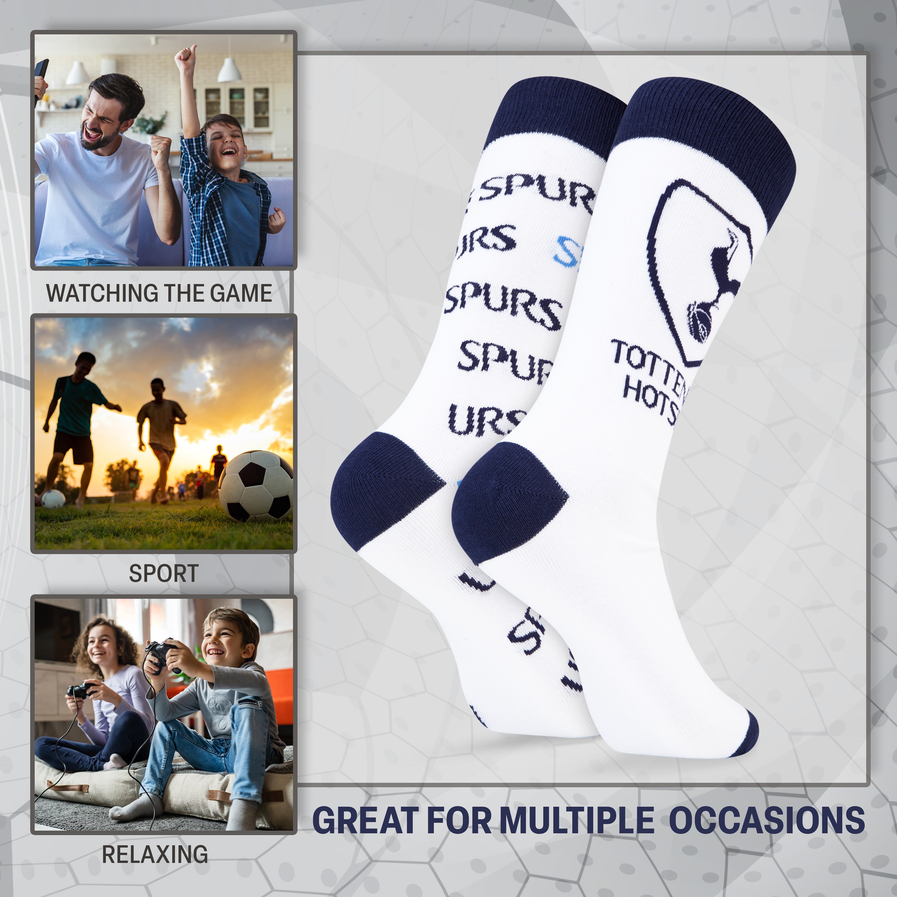 get-trend-boys-tottenham-chaussettes-gar-on-lot-4-coton image 4