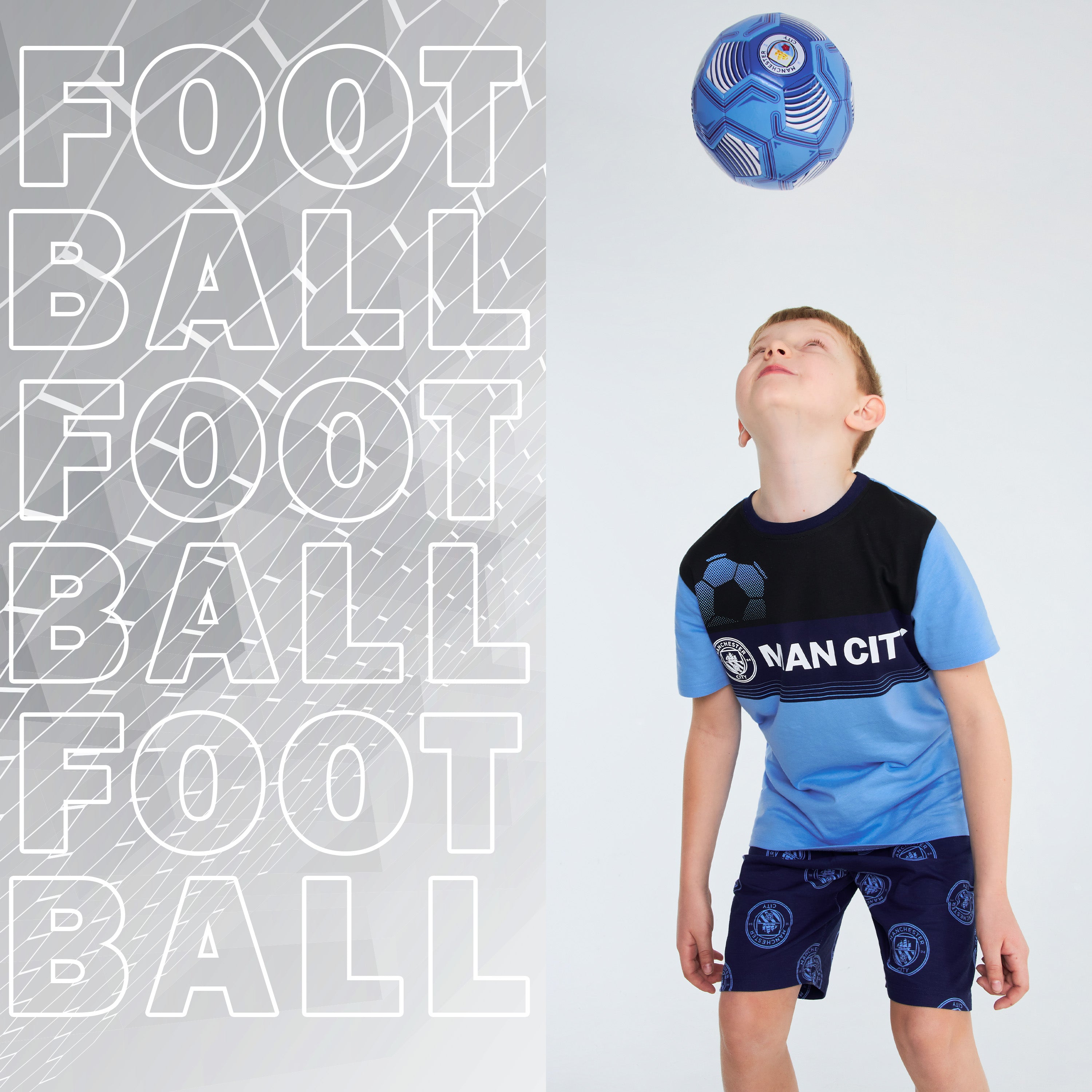 get-trend-boys-manchester-city-pyjama-short-gar-on-noir-bleu-9-10-ans image 3