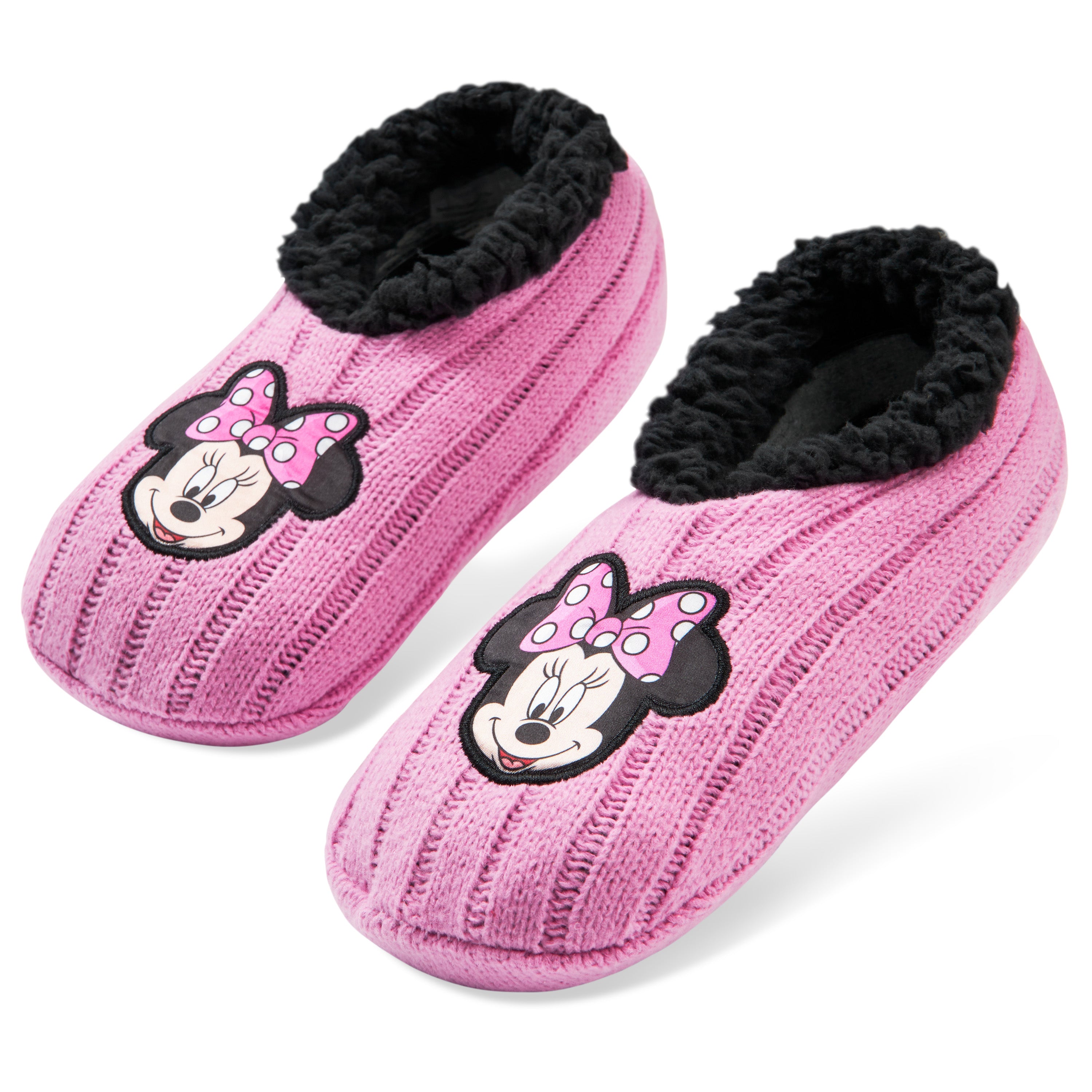 disney-chaussons-femme-ballerines-tricot-sherpa-minnie image 1