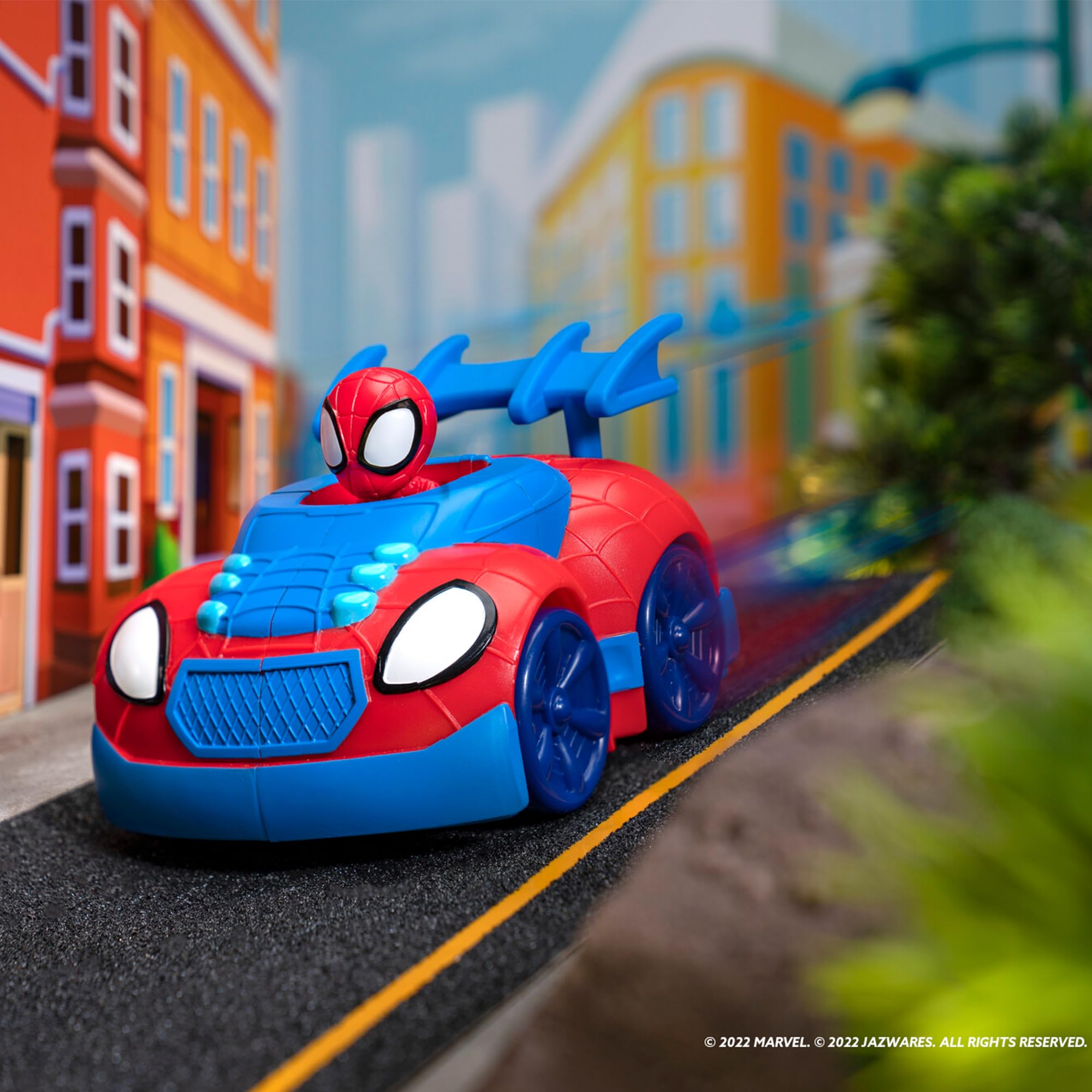 marvel-spidey-v-hicule-2-en-1-web-strike-voiture-moto image 8