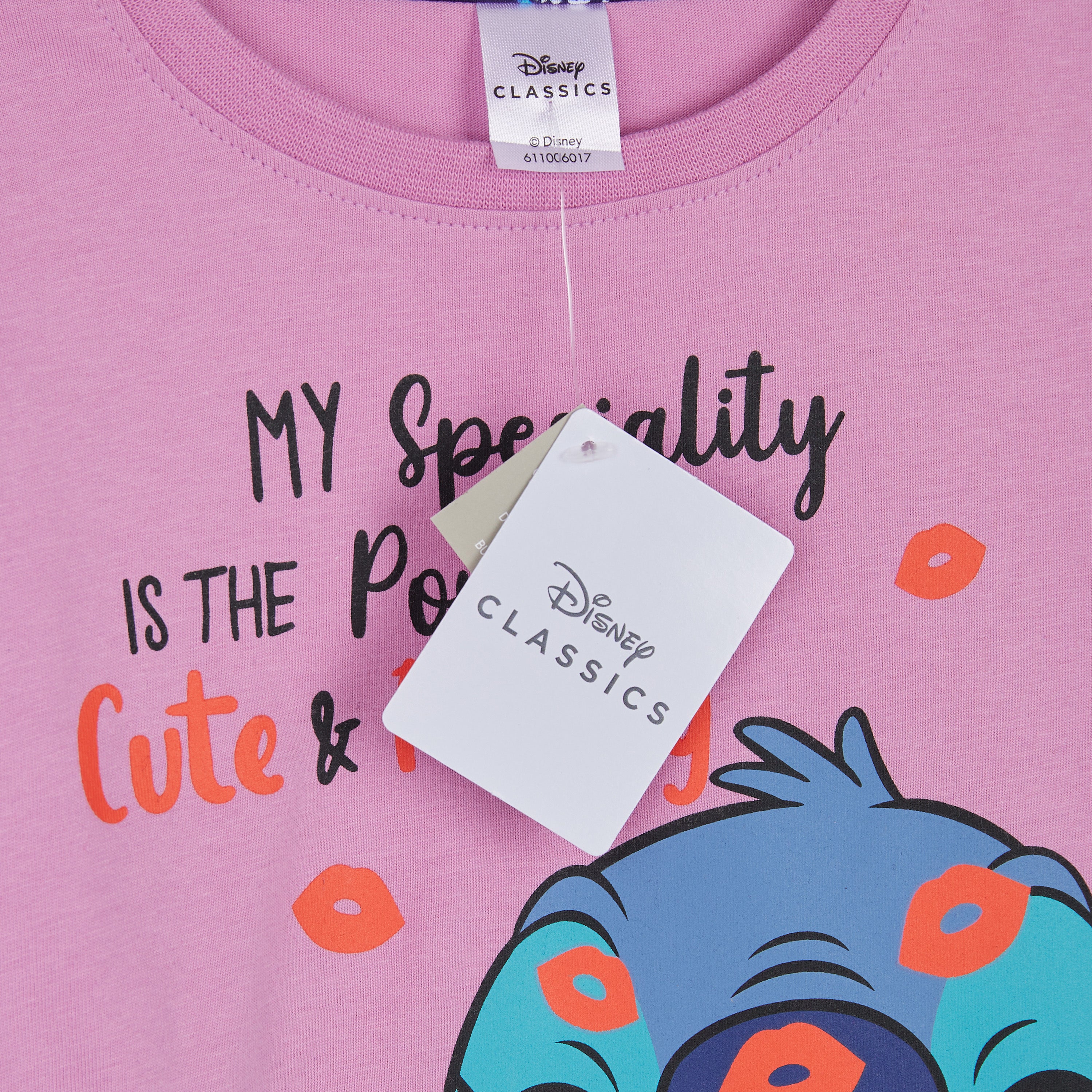 disney-stitch-pyjama-fille-2-pi-ces-coton-7-8-ans image 4
