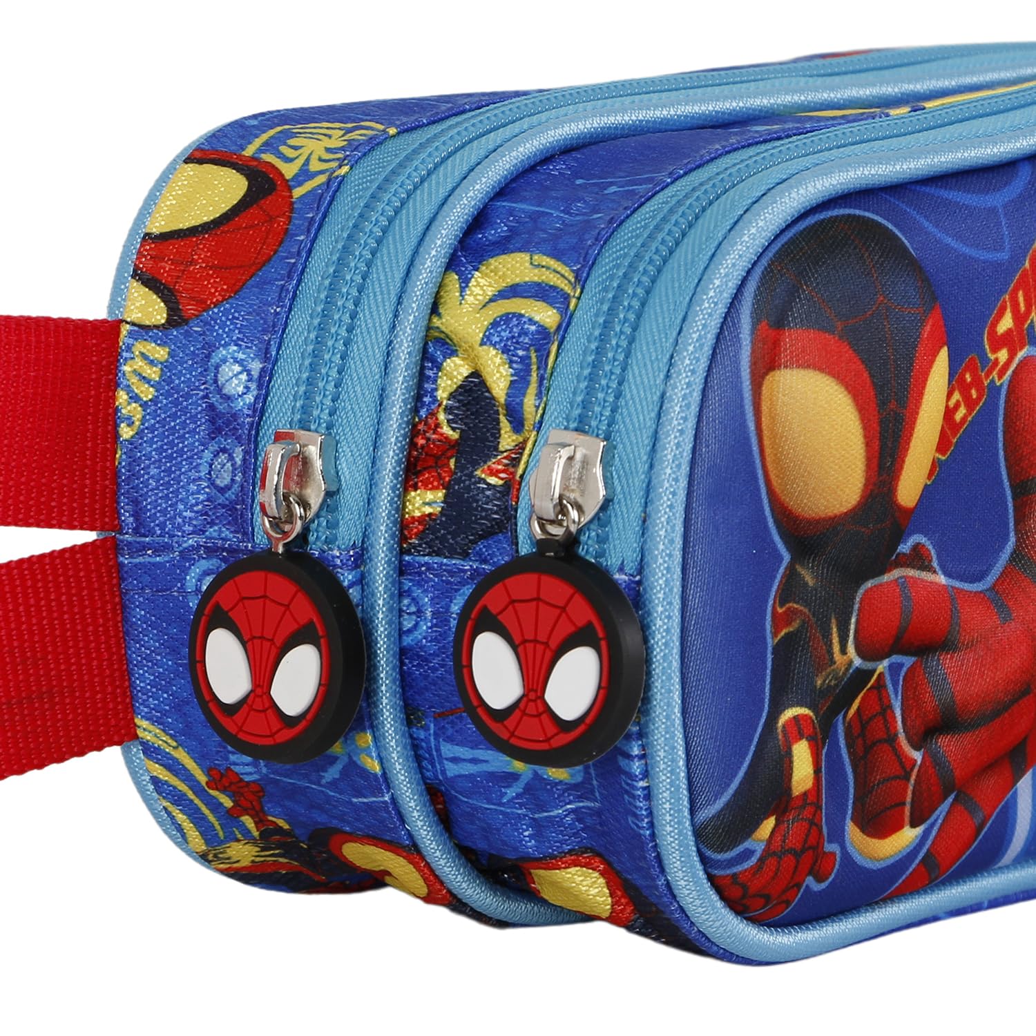 marvel-spider-man-spinners-trousse-3d-double-bleue-22-cm image 4