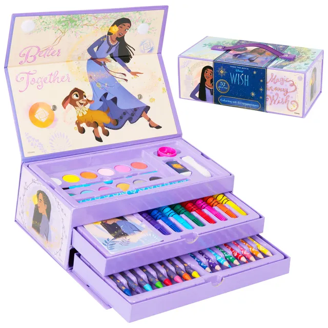 disney-wish-coffret-peinture-enfant-40-pi-ces image 1