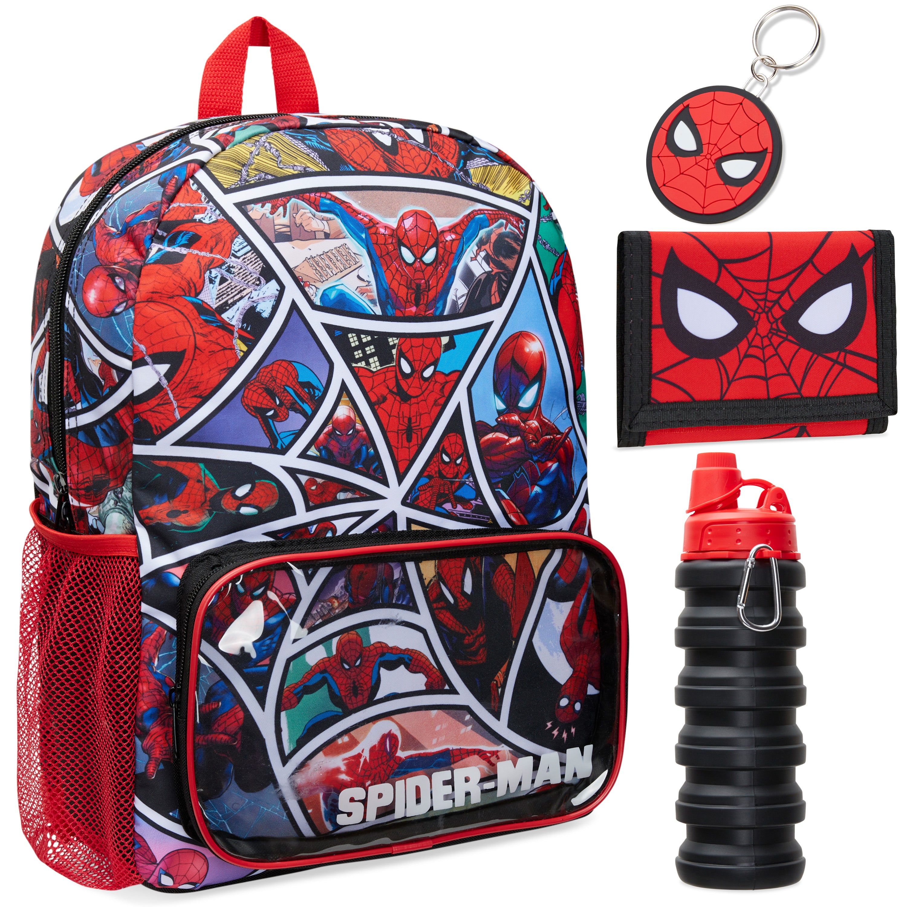 marvel-spider-man-sac-dos-cole-4-pi-ces-gar-on image 1
