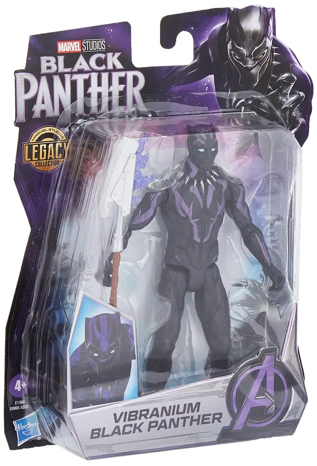 marvel-legends-series-black-panther-vibranium-figurine-15-cm image 1