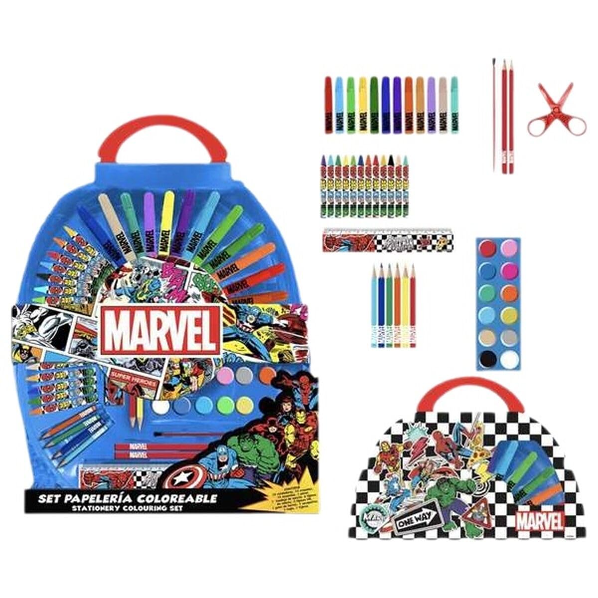 marvel-avengers-kit-papeterie-enfant-50-pi-ces-coloriage image 2