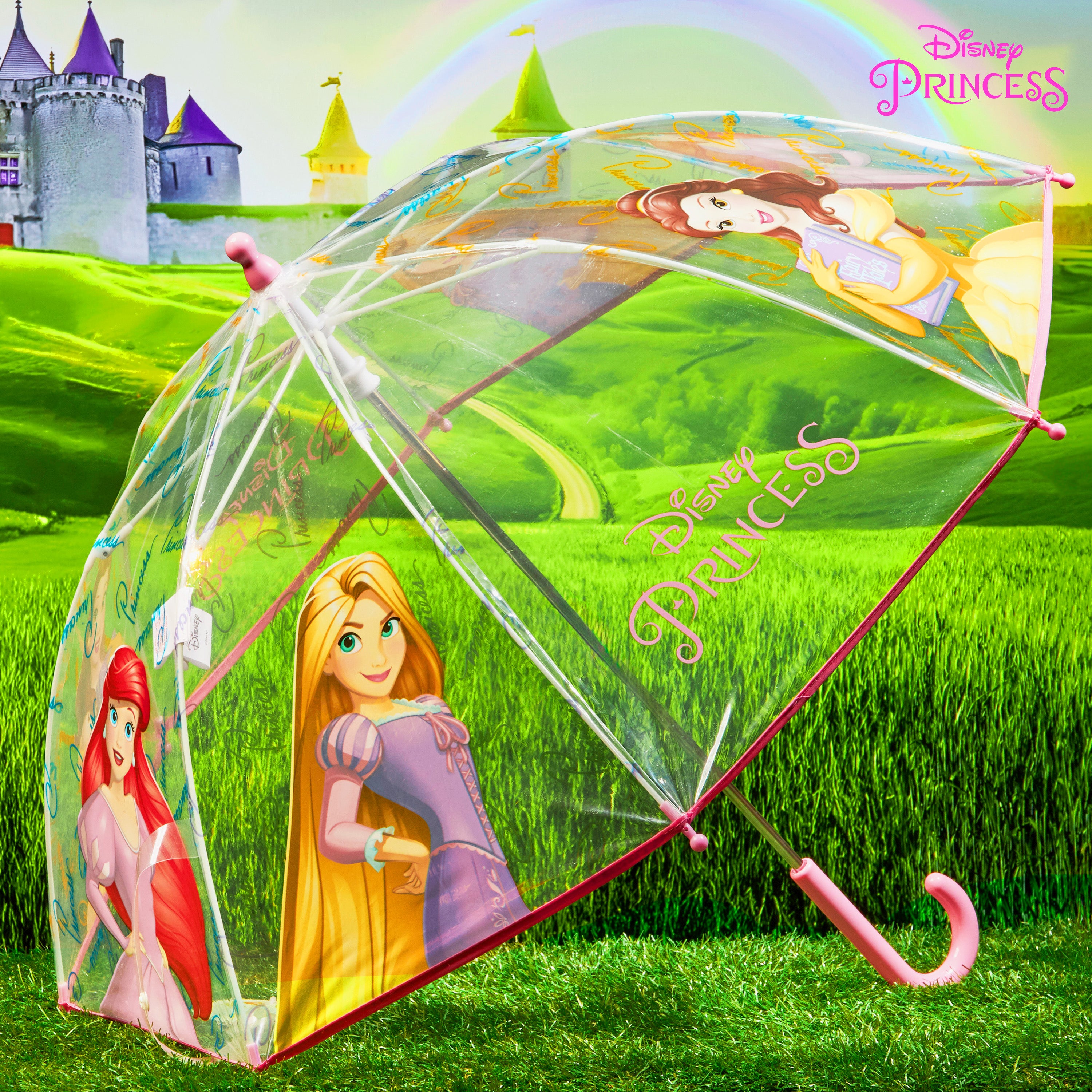 disney-princess-parapluie-cloche-fille-transparent image 2