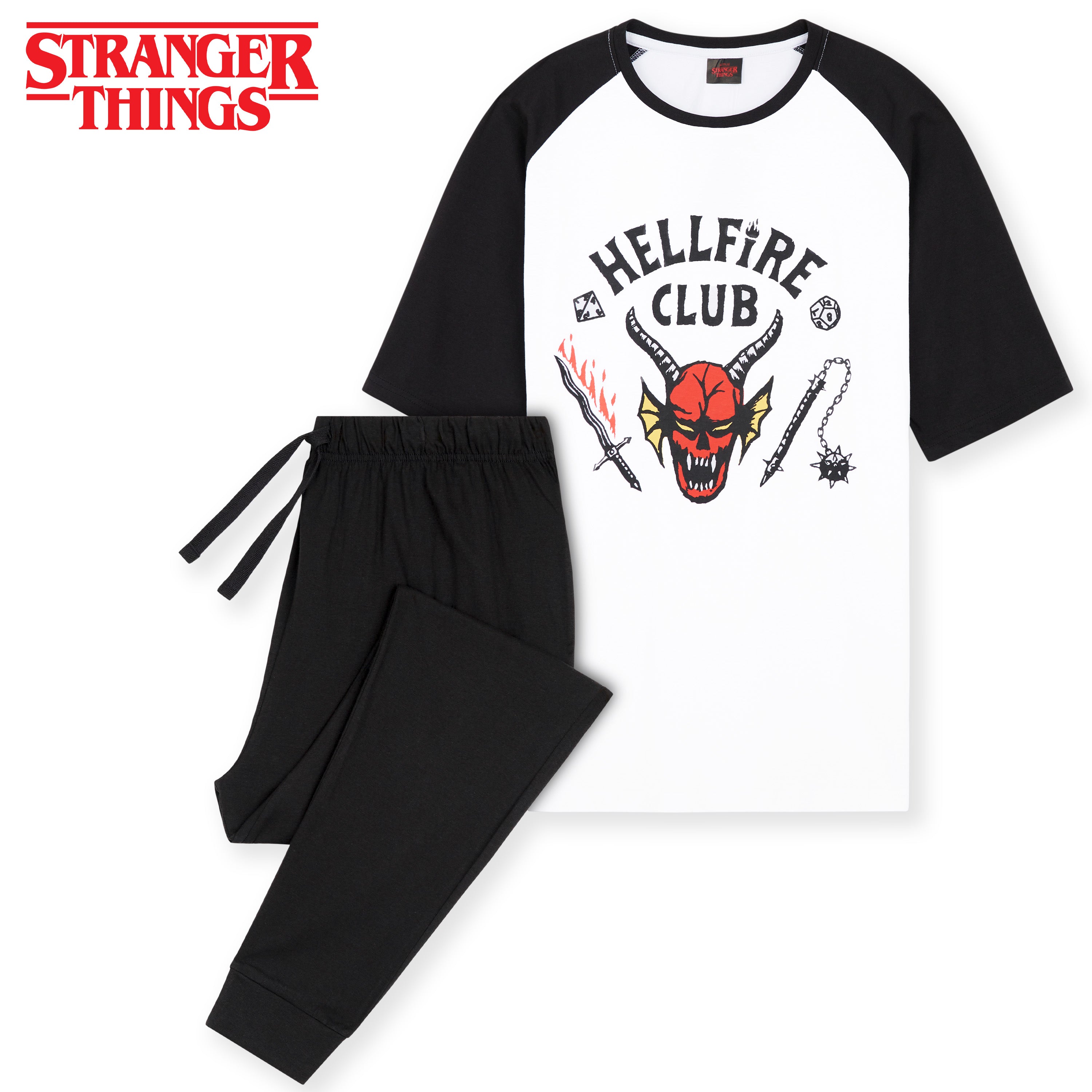 stranger-things-pyjama-homme-coton-t-shirt-pantalon image 4