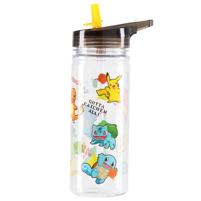 pok-mon-gourde-enfant-580ml-avec-paille-plastique-anti-fuite image 1