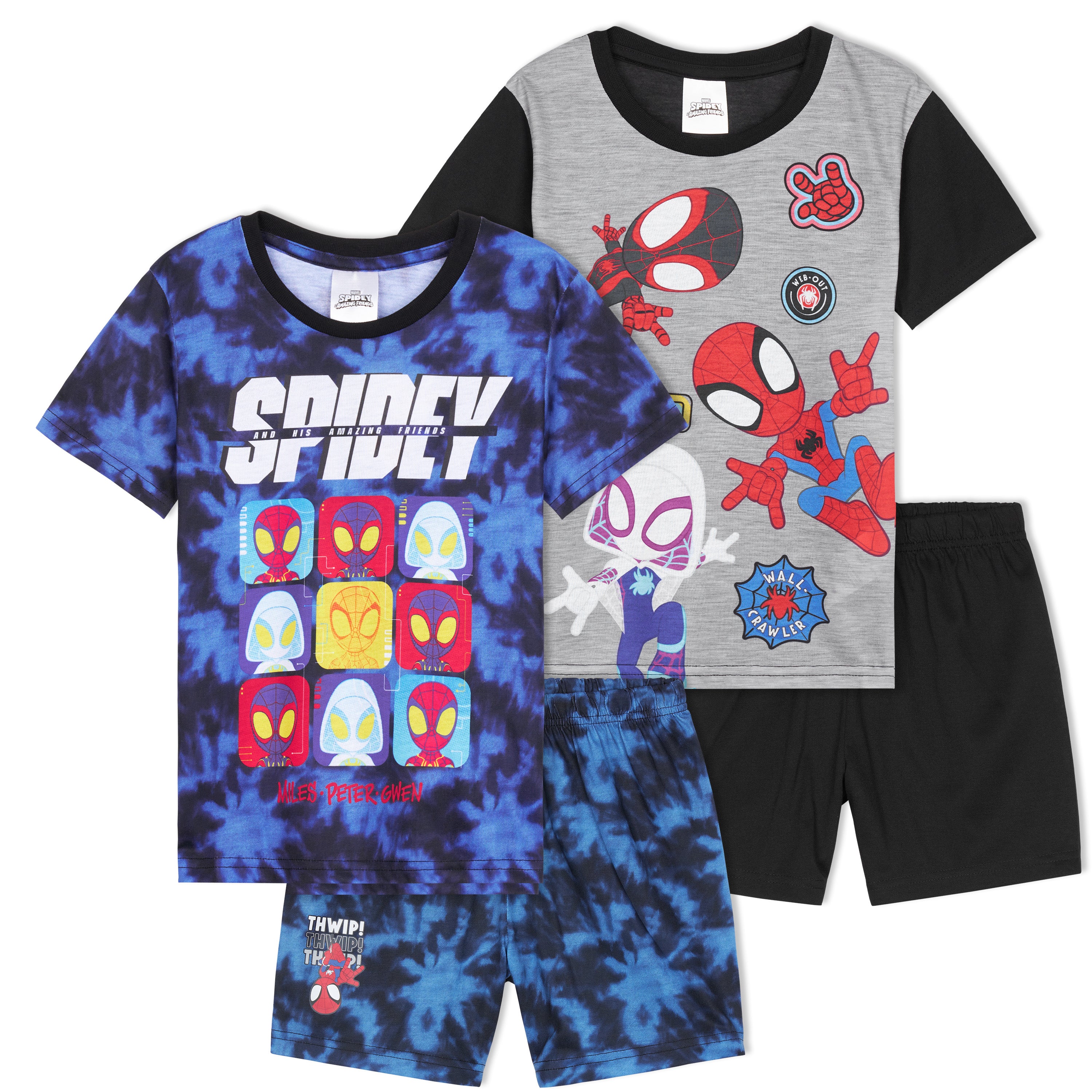 get-trend-spiderman-lot-2-pyjamas-gar-on-4-5-ans image 1
