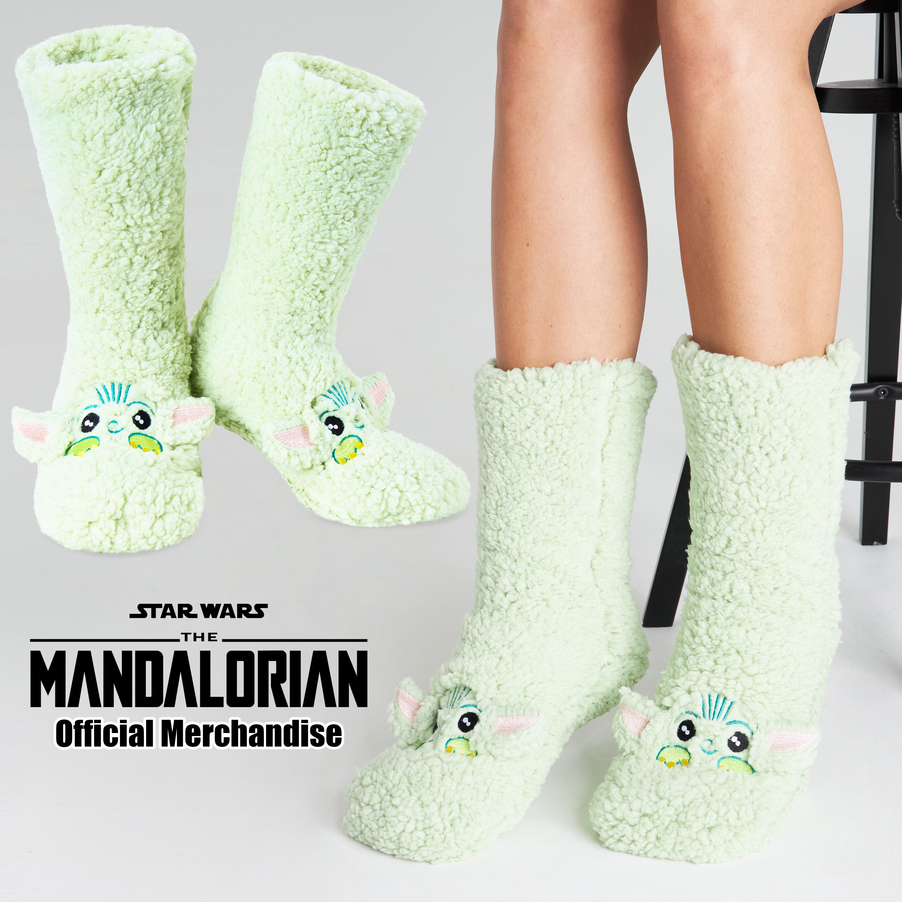 disney-mandalorian-chaussettes-pantoufles-femme-pilou-pilou image 7