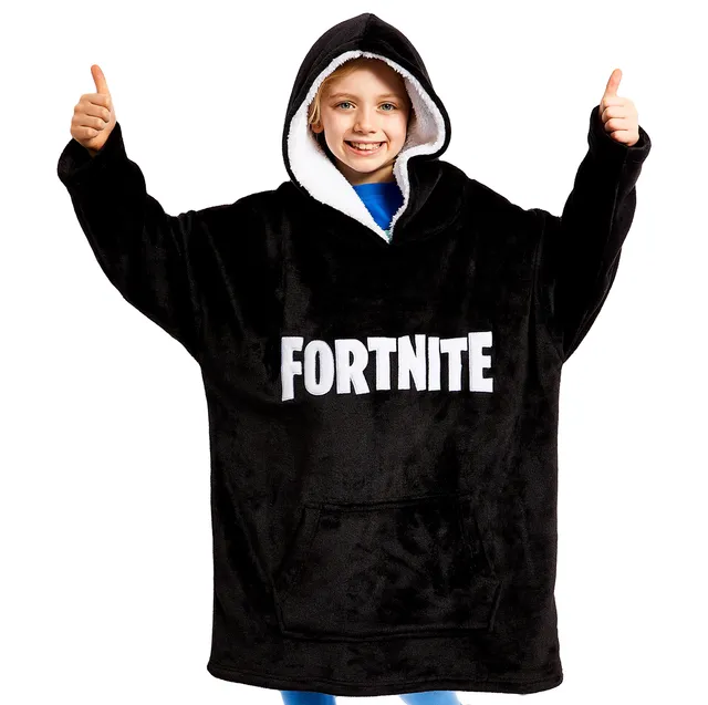 fortnite-hoodie-plaid-polaire-surtaill-ado-14 image 1