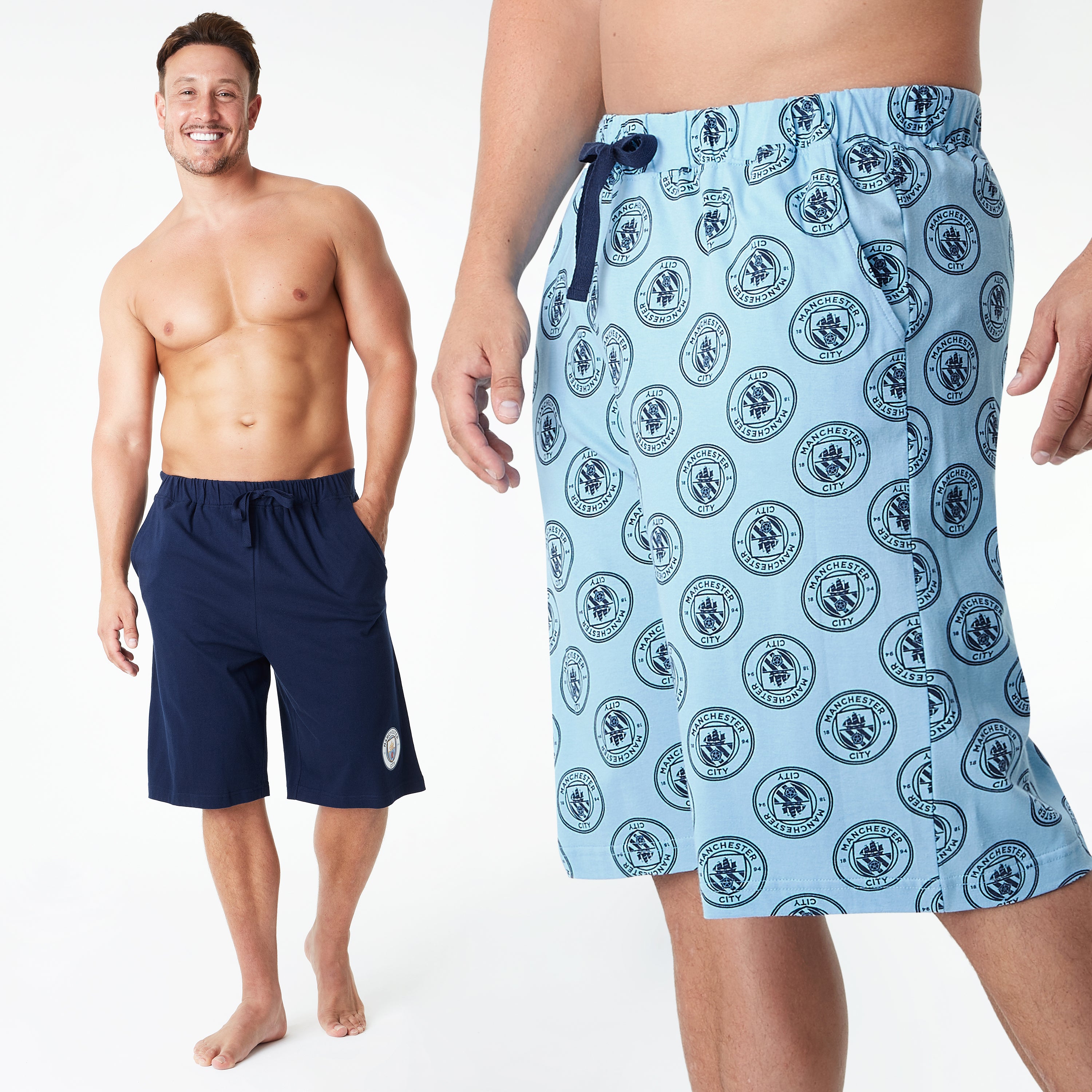 manchester-city-short-homme-coton-lot-2-sky-blue-taille-l image 6