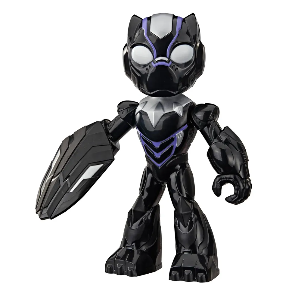 marvel-iron-man-amis-black-panther-figurine-22-8-cm-bouclier image 1