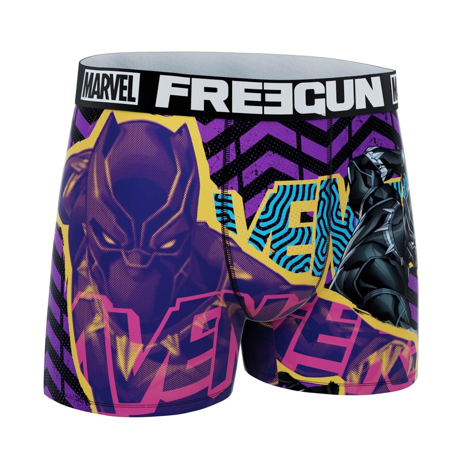 freegun-marvel-avengers-black-panther-boxer-homme-noir-taille-m image 3