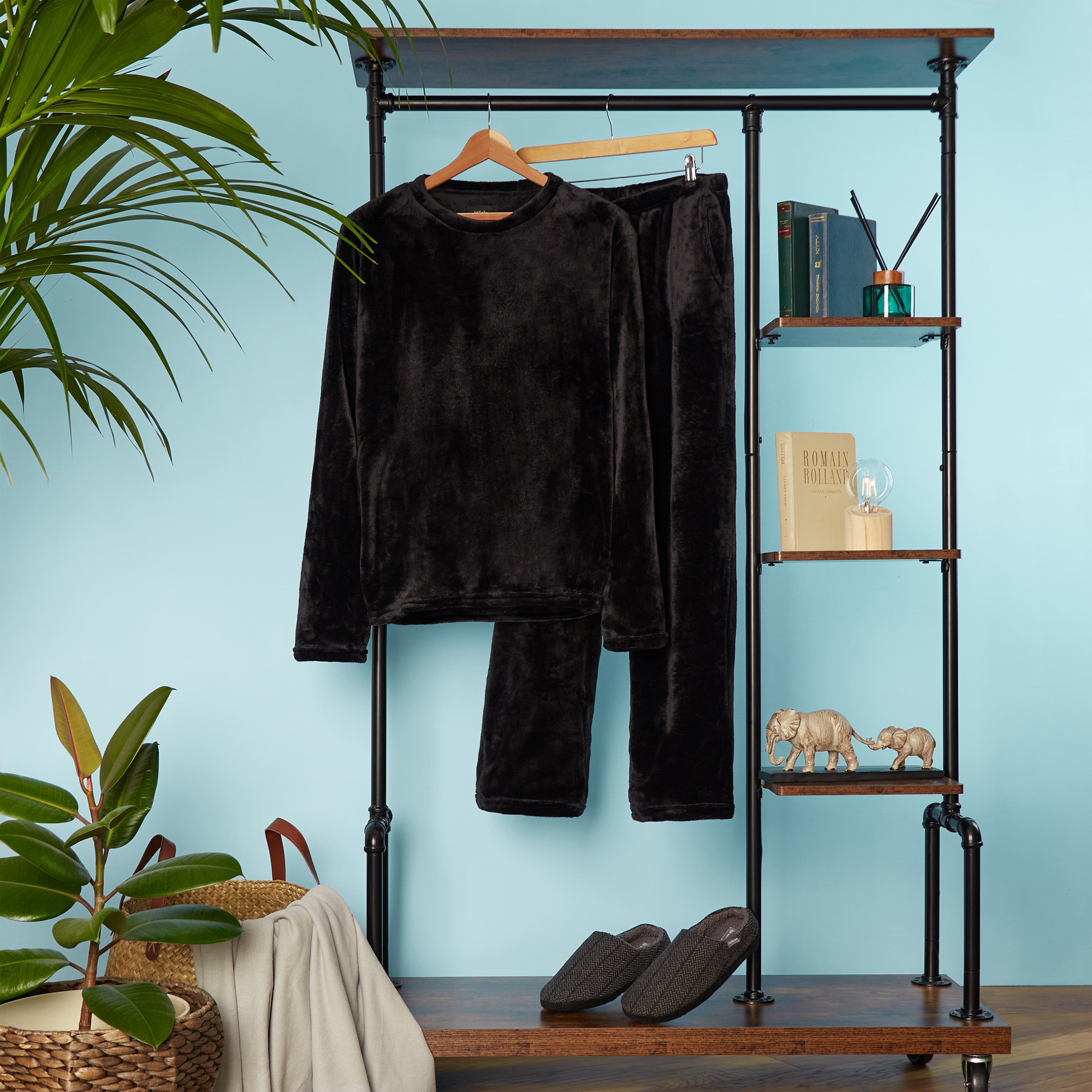 citycomfort-pyjama-homme-polaire-2-pi-ces-noir image 5