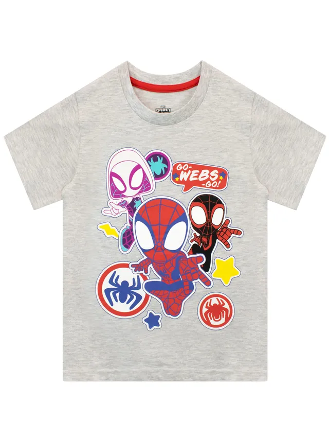 marvel-t-shirt-spiderman-gar-on-gris-7-8-ans image 1