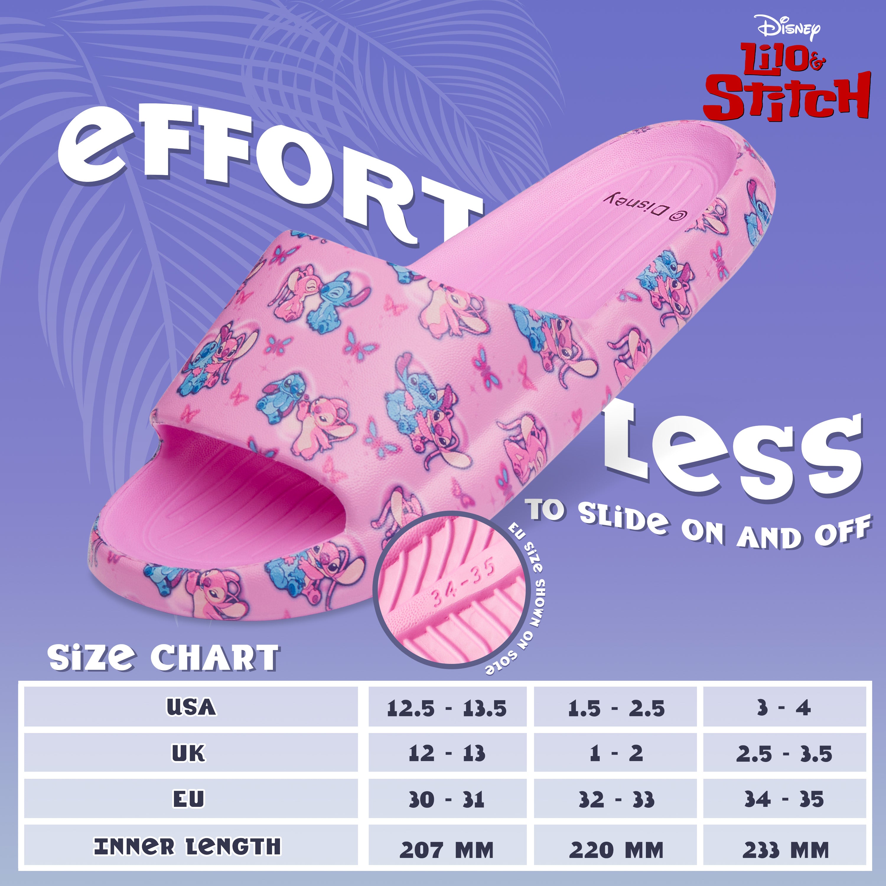 disney-stitch-claquettes-fille-piscine-rose-fuchsia image 6