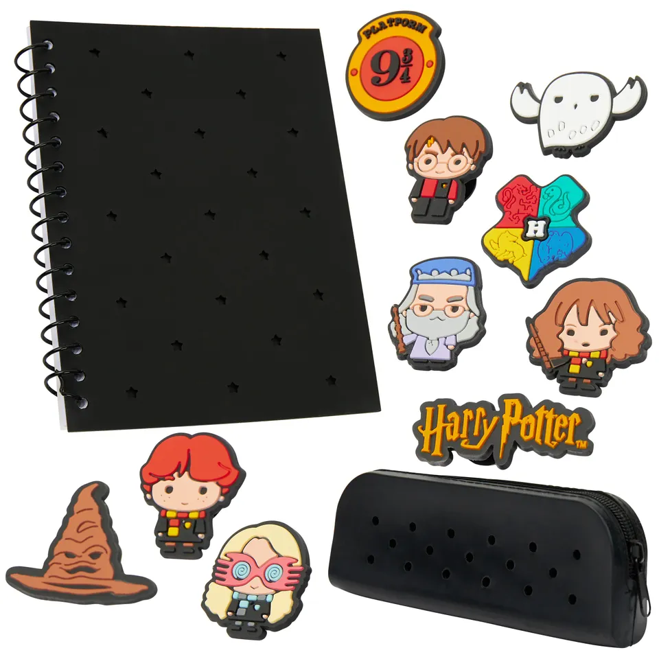 harry-potter-set-papeterie-a5-carnet-trousse-pins-chibi image 1