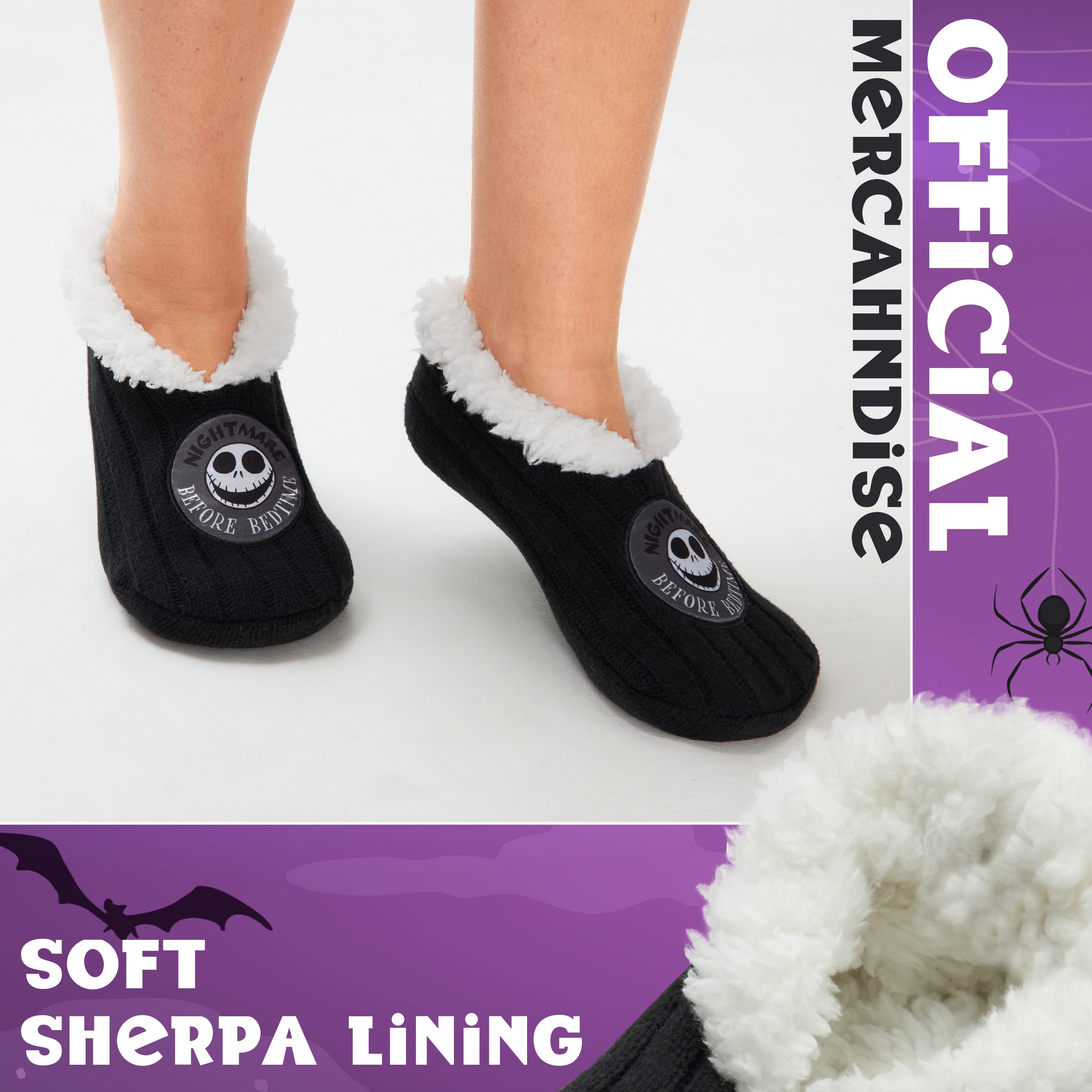 get-trend-women-disney-chaussons-ballerines-femme-sherpa-tricot image 5