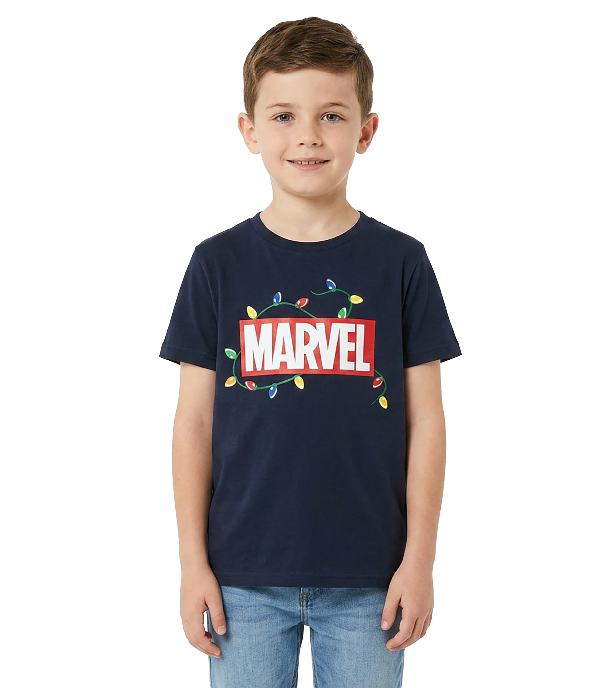 marvel-bomarcots180-t-shirt-gar-on-coton-noir-10-ans image 2