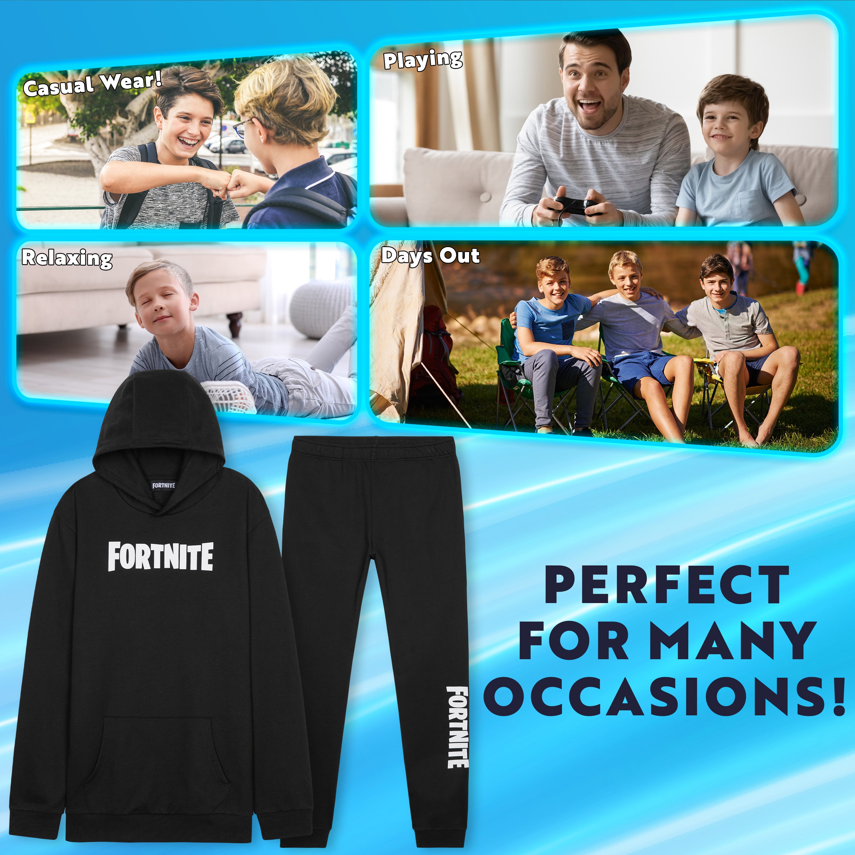 fortnite-surv-tement-gar-on-hoodie-jogging-13-14-ans image 4