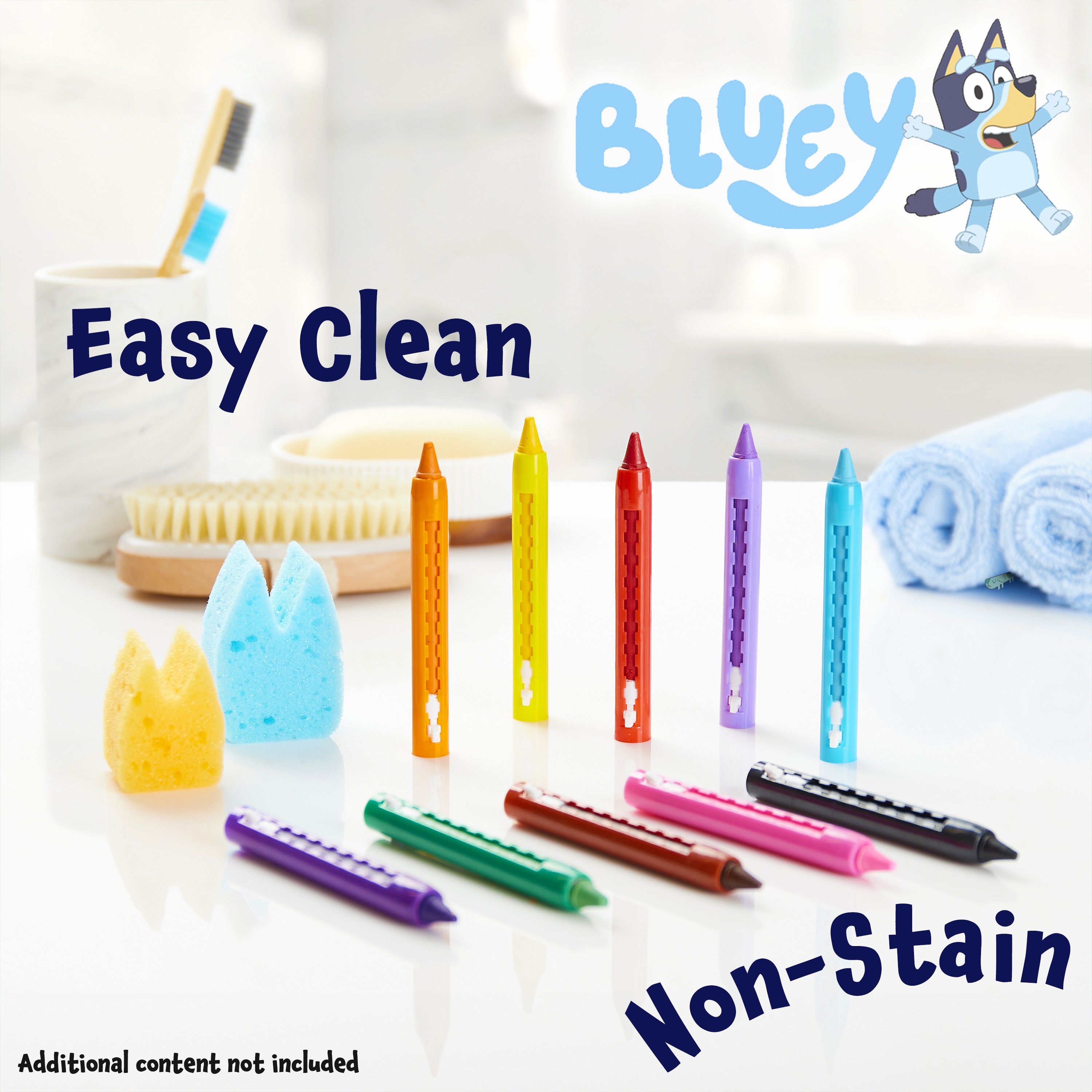 crayons-de-bain-bluey-enfant-lot-10-2-ponges image 5