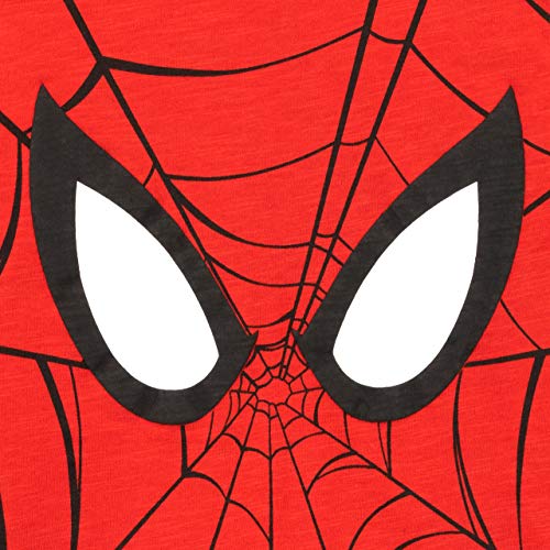 marvel-spider-man-t-shirt-manches-longues-gar-on-2-3-ans-rouge-bleu image 4