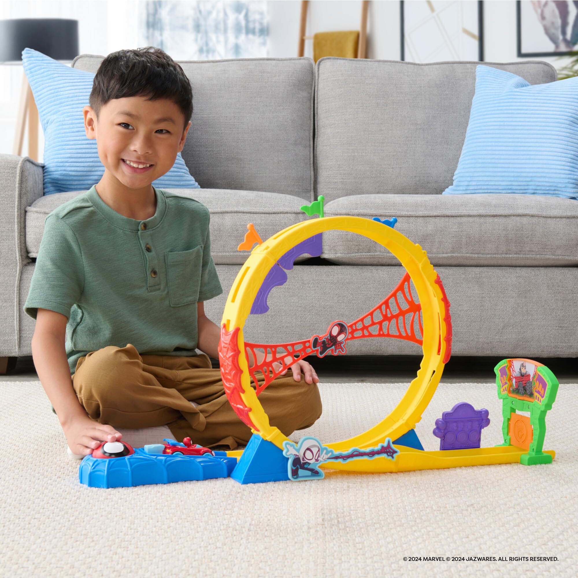 spidey-amazing-metals-super-loop-circuit-course-voiture image 7