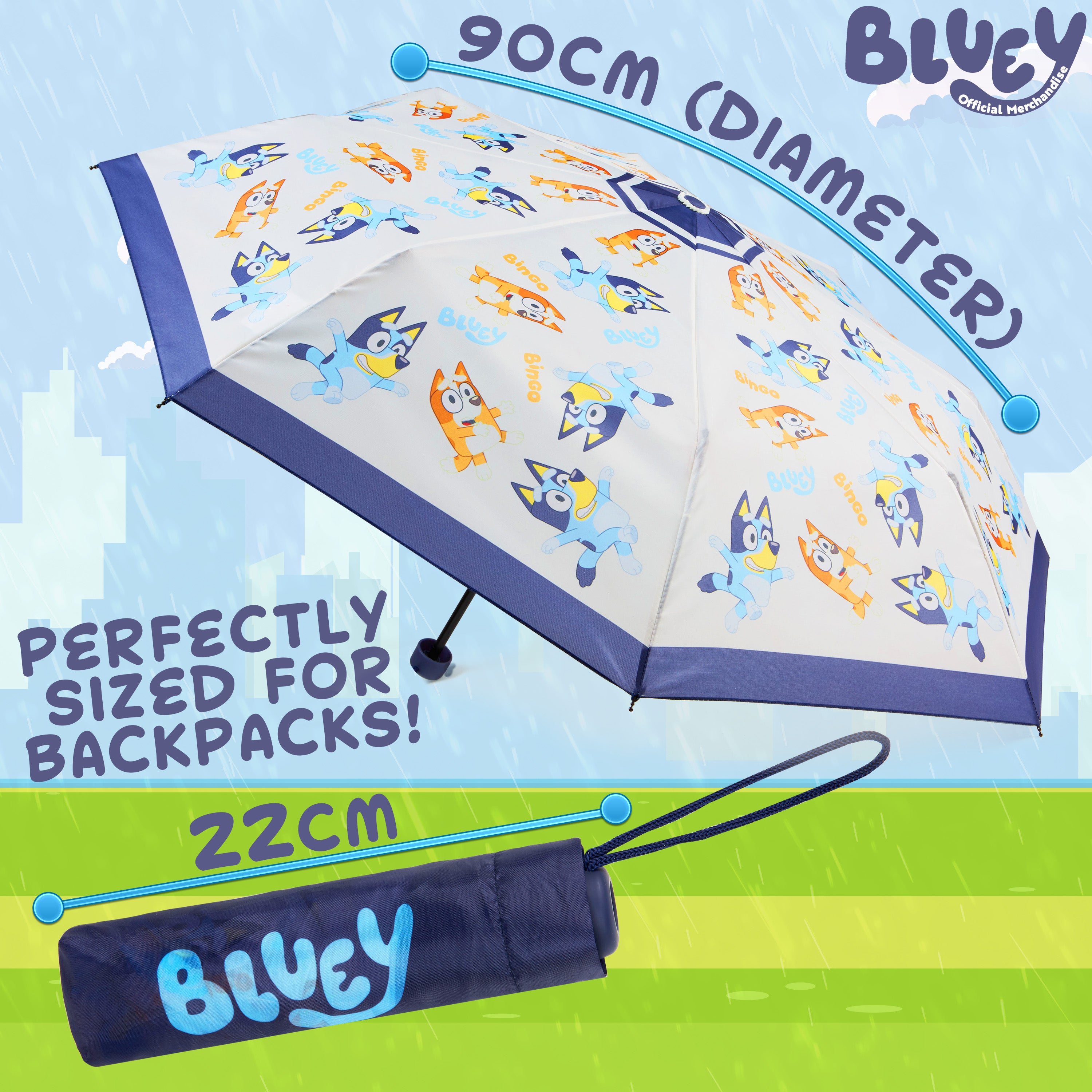 bluey-parapluie-enfant-pliable-t-lescopique-compact image 6