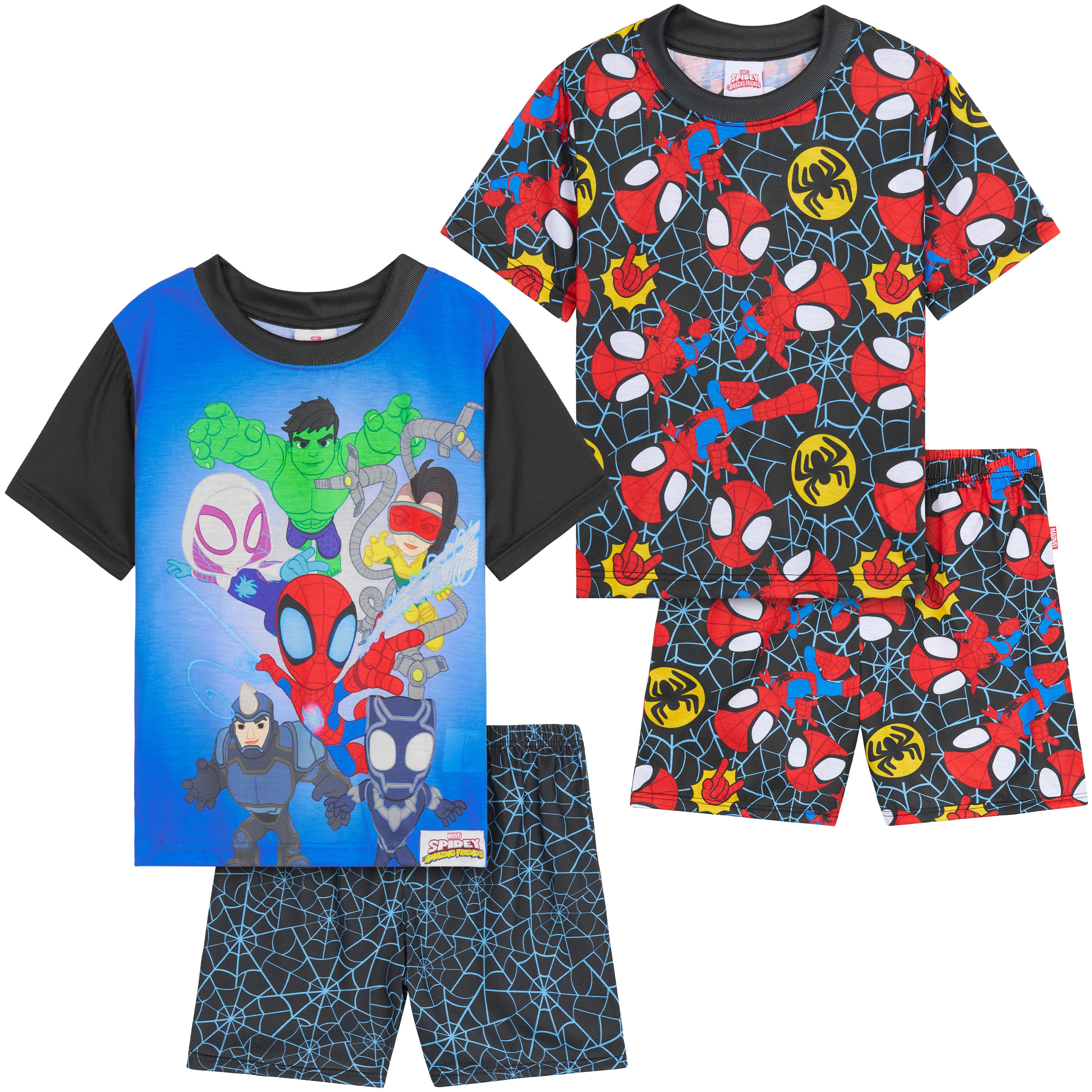 marvel-pyjama-gar-on-short-avengers-7-8-ans-lot-de-2 image 1