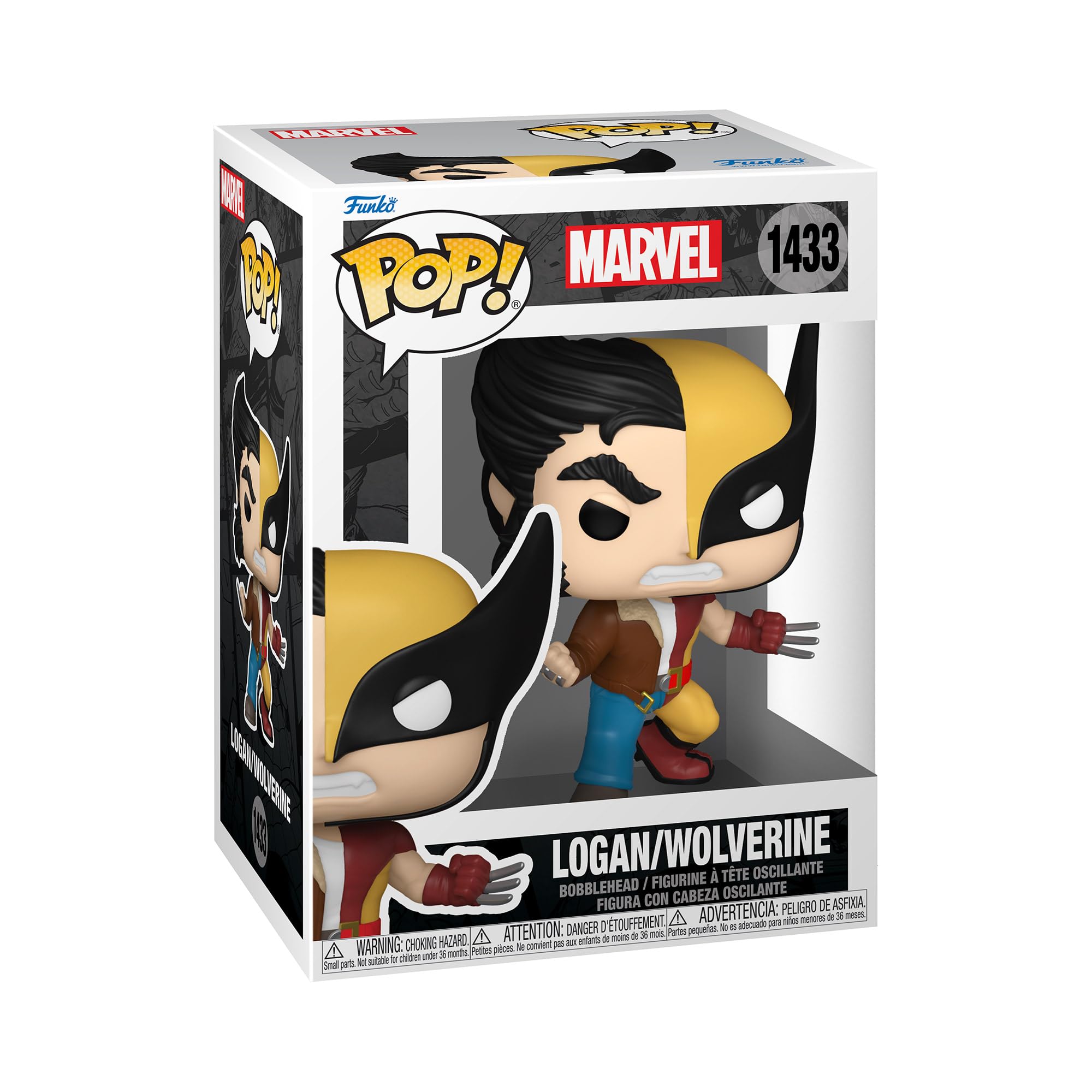 funko-pop-split-wolverine-logan-figurine-vinyle-9-5cm image 1