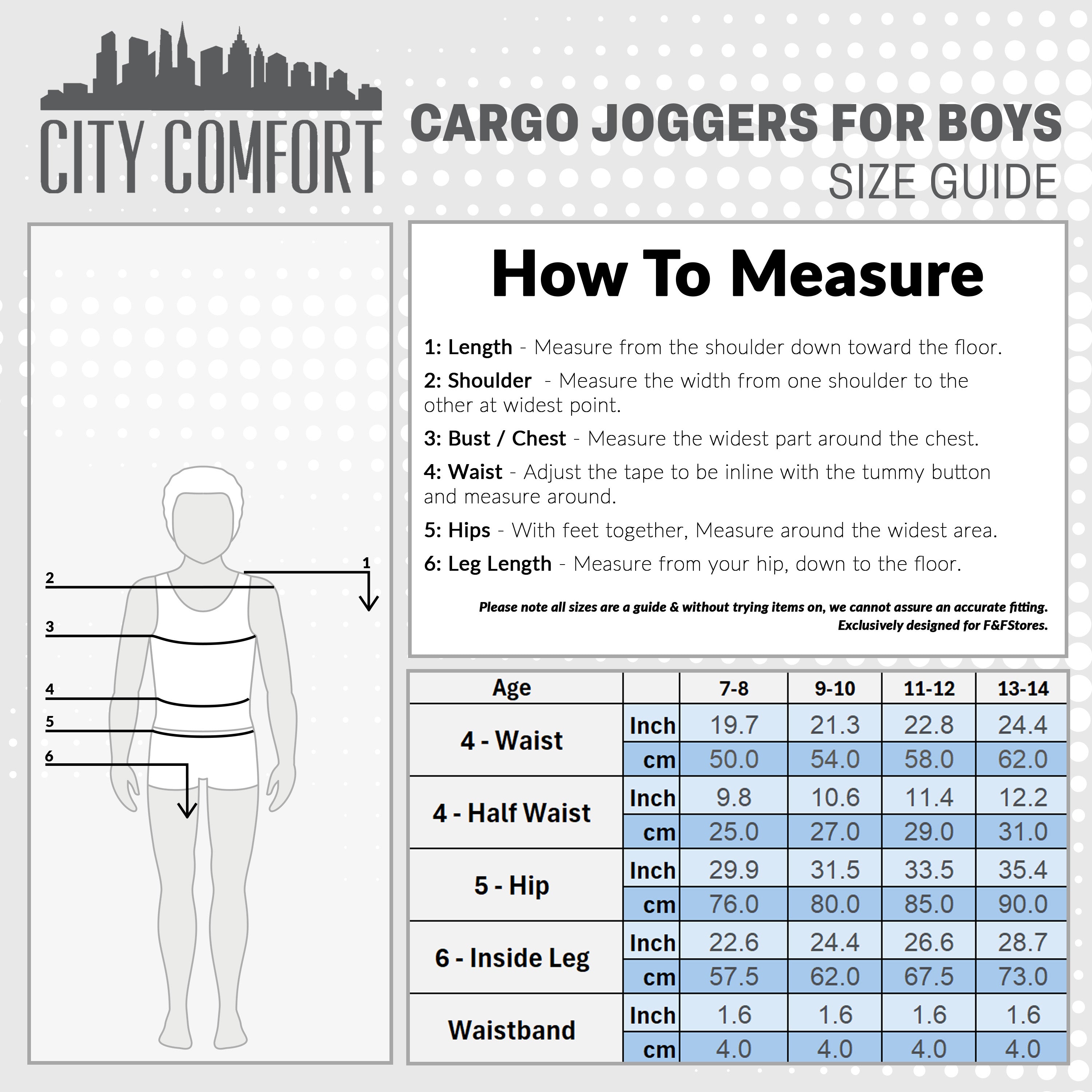 citycomfort-jogger-cargo-gar-on-marine-4-poches-11-12-ans image 6