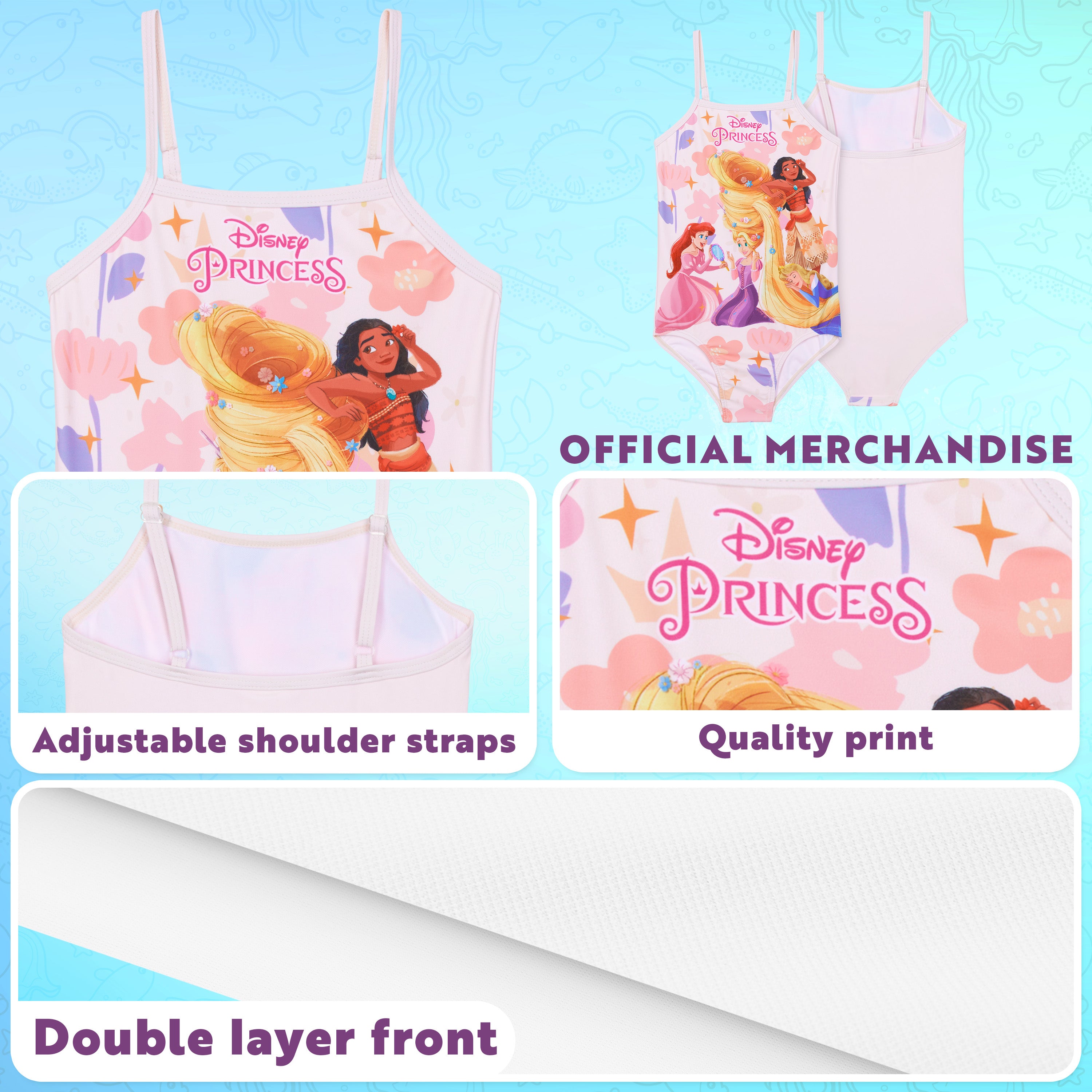 disney-princess-maillot-de-bain-fille-1-pi-ce-5-6-ans-bretelles image 4