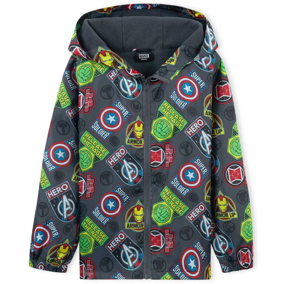 marvel-avengers-veste-imperm-able-gar-on-polaire-spiderman-7-8-ans image 1