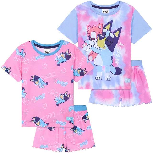 bluey-pyjama-fille-court-manche-courte-lot-2-taille-2-3-ans image 1