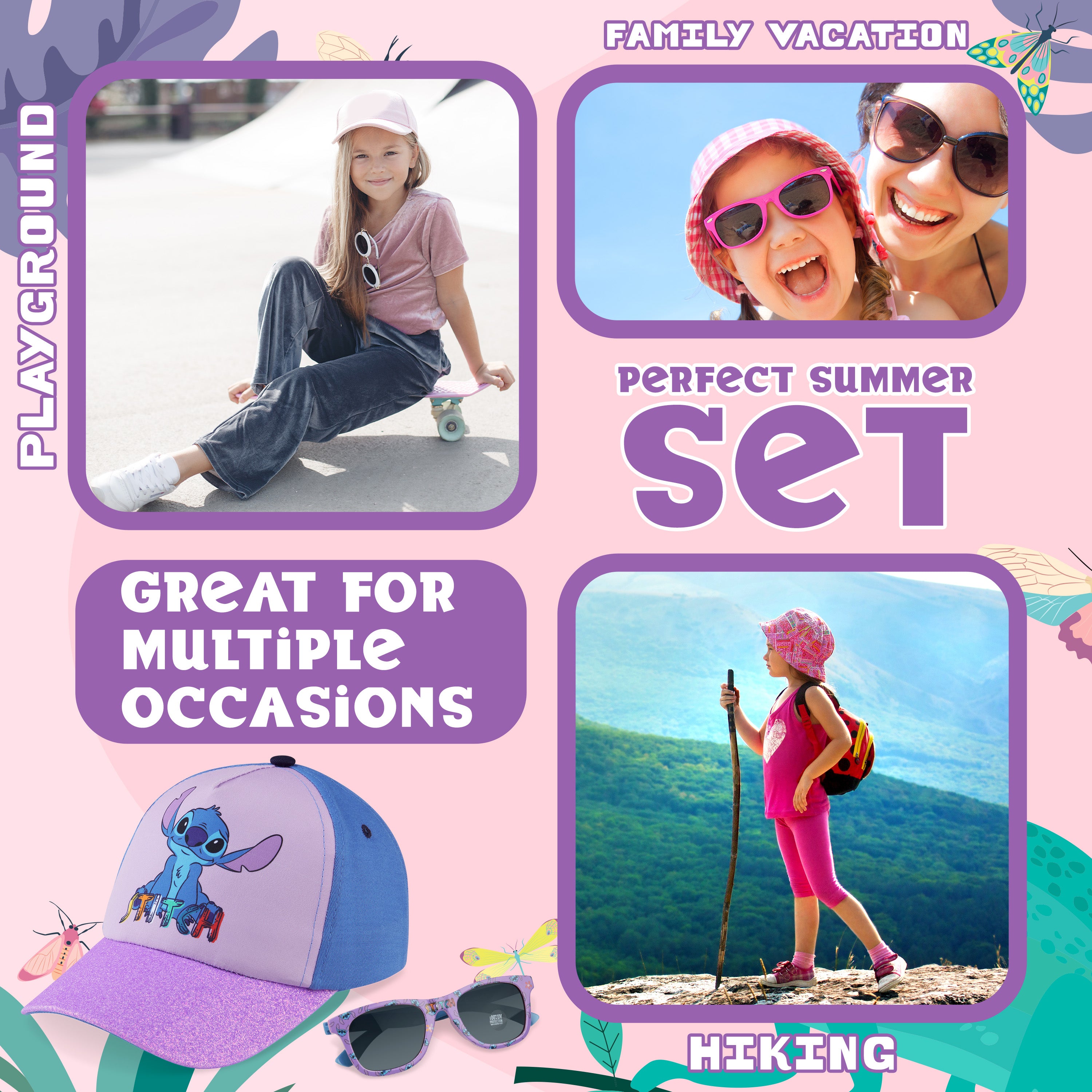 disney-stitch-casquette-lunettes-fille-uv400 image 5