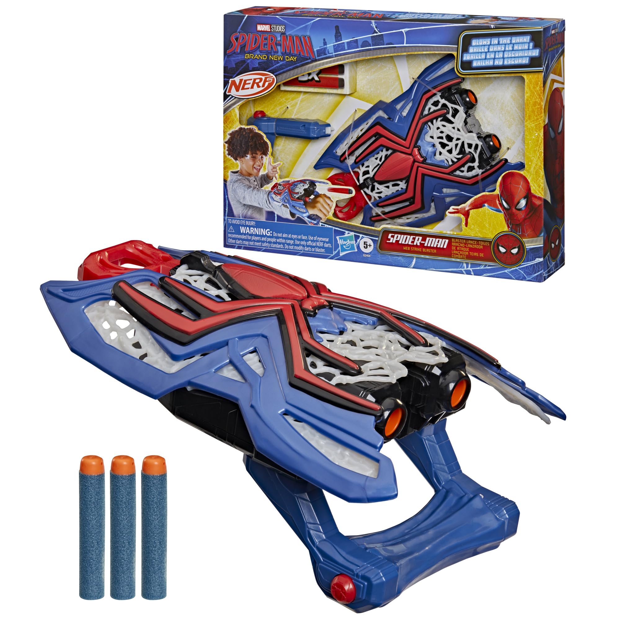 marvel-spider-man-brand-new-day-blaster-lance-toiles-nerf image 2