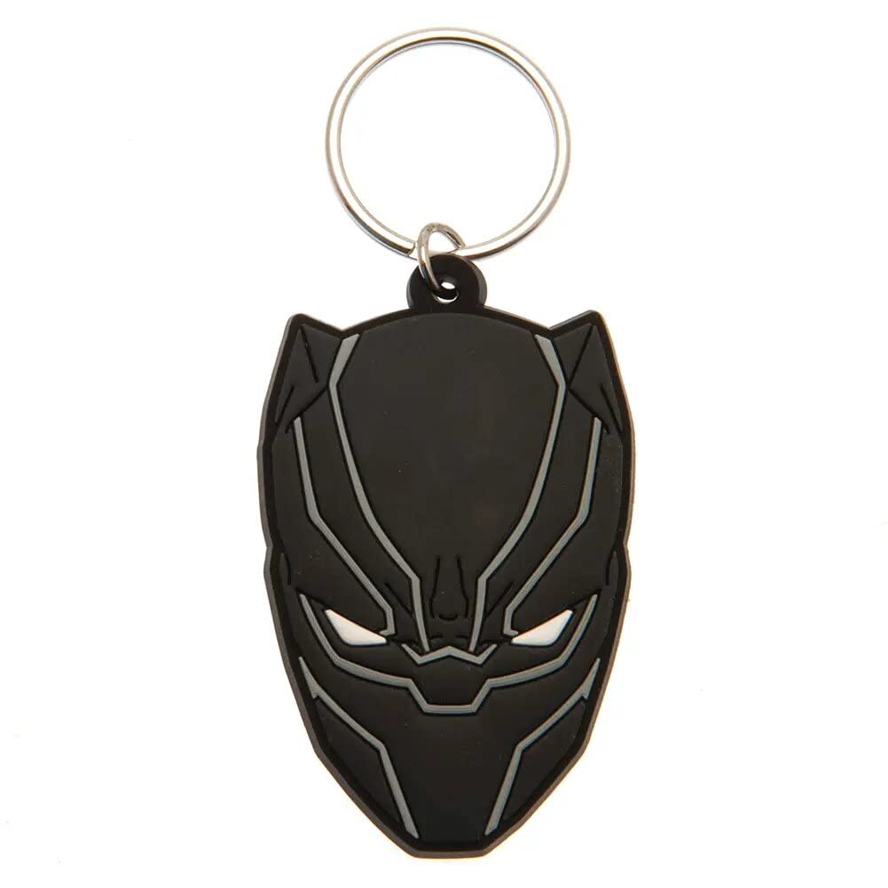 marvel-avengers-porte-cles-black-panther-caoutchouc image 1