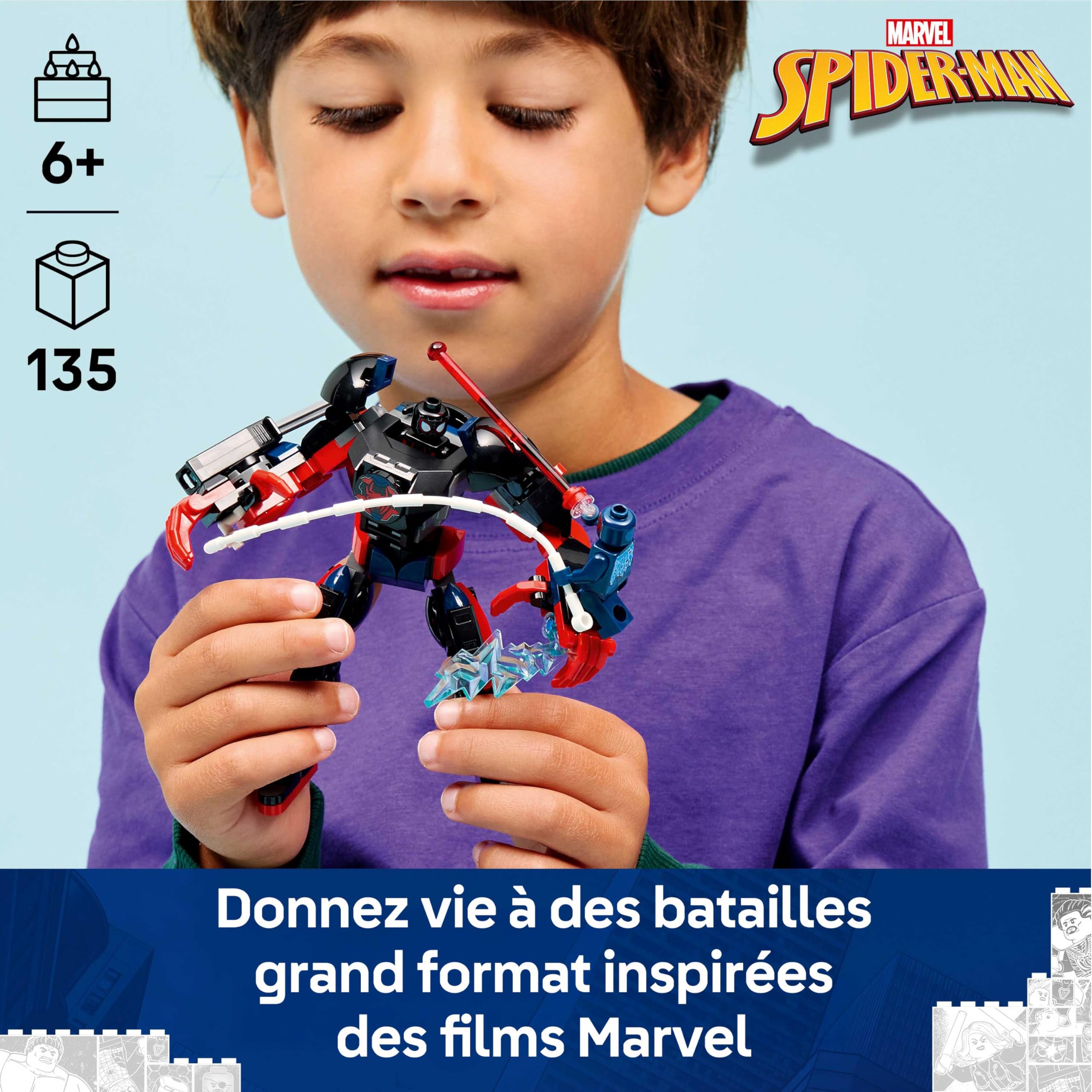 lego-marvel-76337-robot-miles-morales-vs-spider-man-2099 image 2