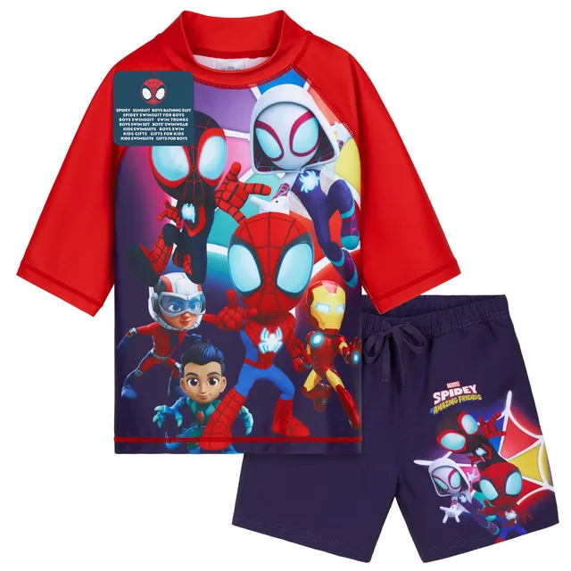 get-trend-marvel-spidey-maillot-bain-gar-on-5-6-ans-2-pi-ces image 1