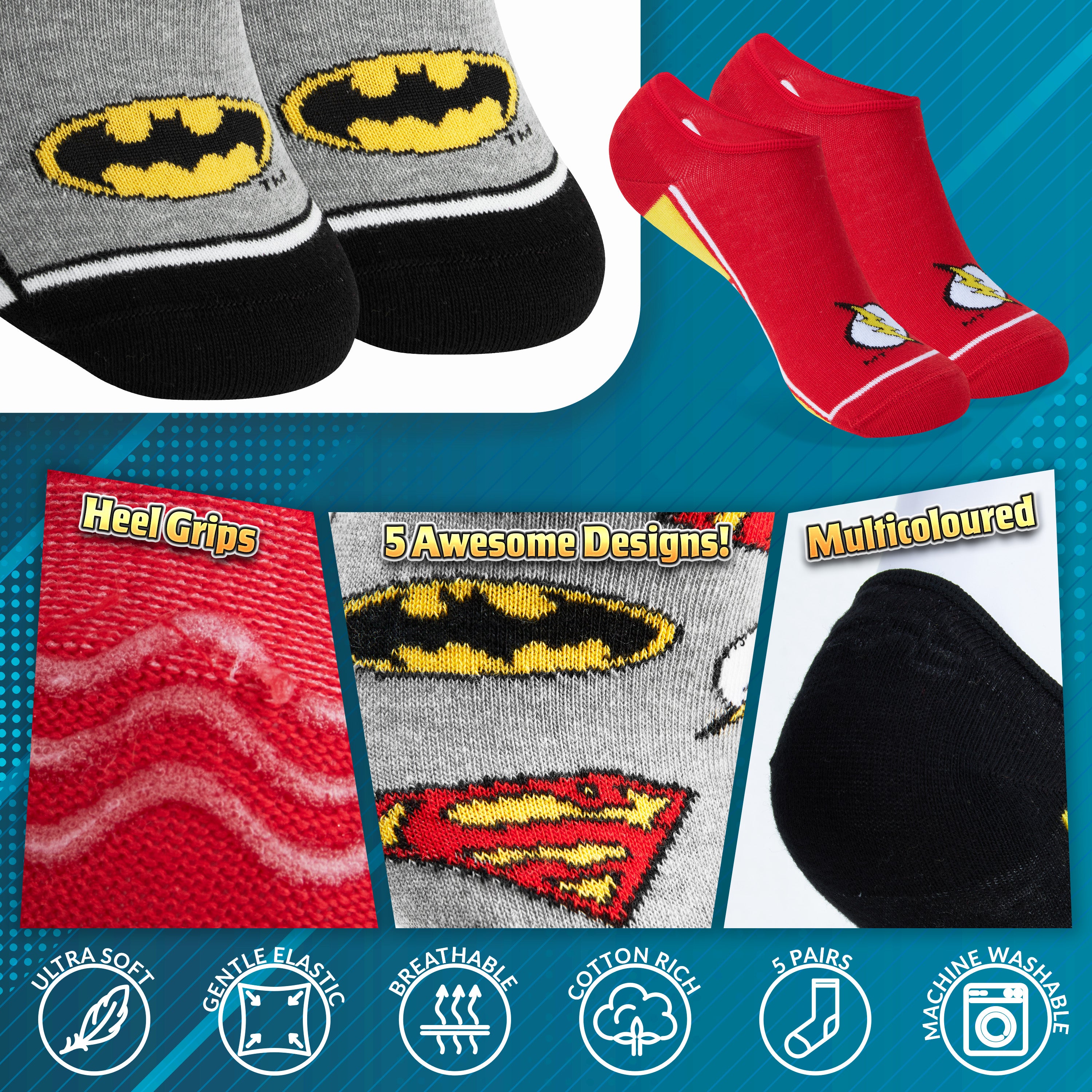 chaussettes-dc-comics-gar-on-invisibles-lot-5-batman image 4