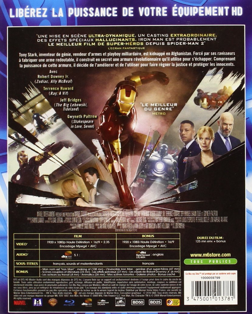 marvel-iron-man-film-blu-ray-2-disques-125-min image 2