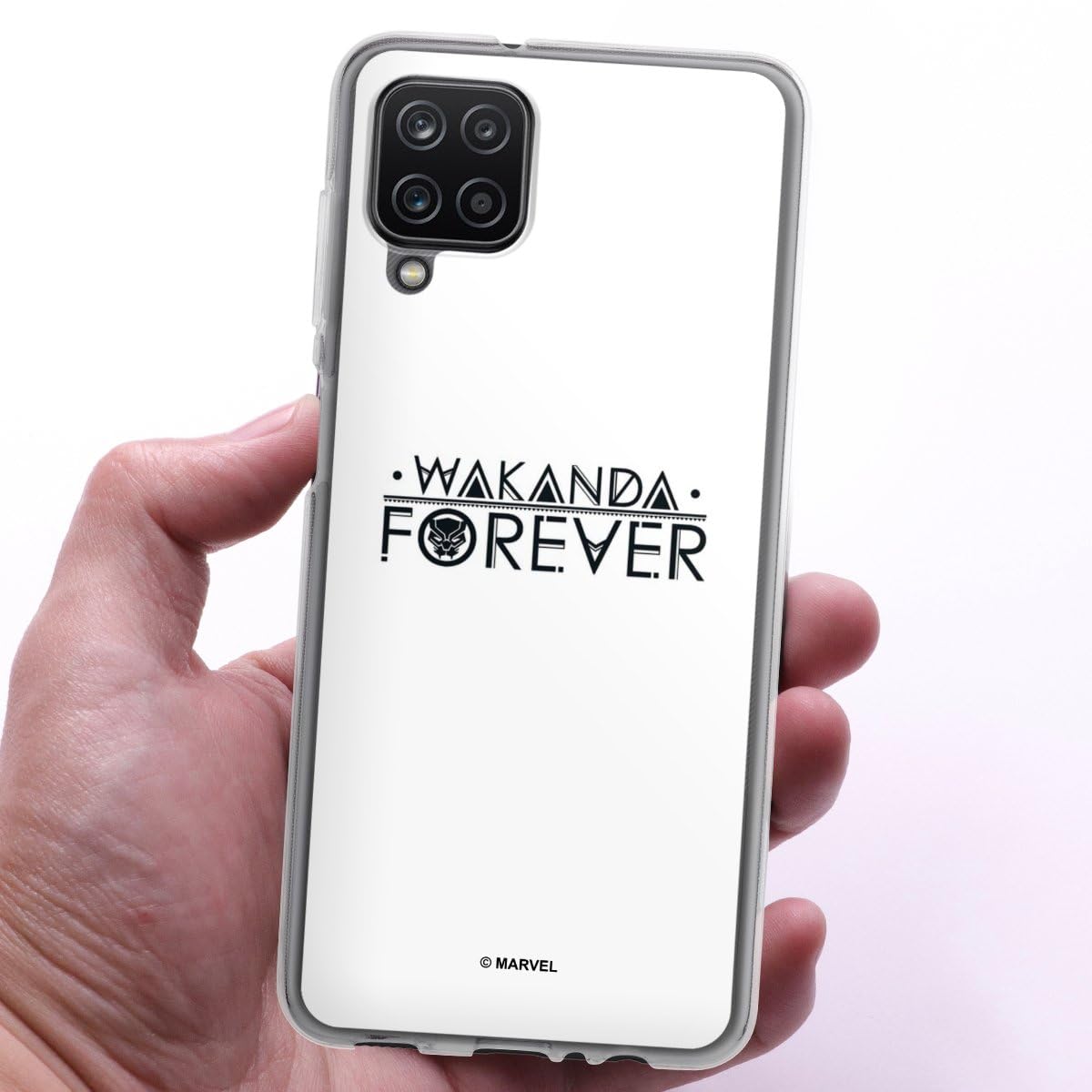 marvel-black-panther-wakanda-forever-coque-galaxy-a12-silicone image 3
