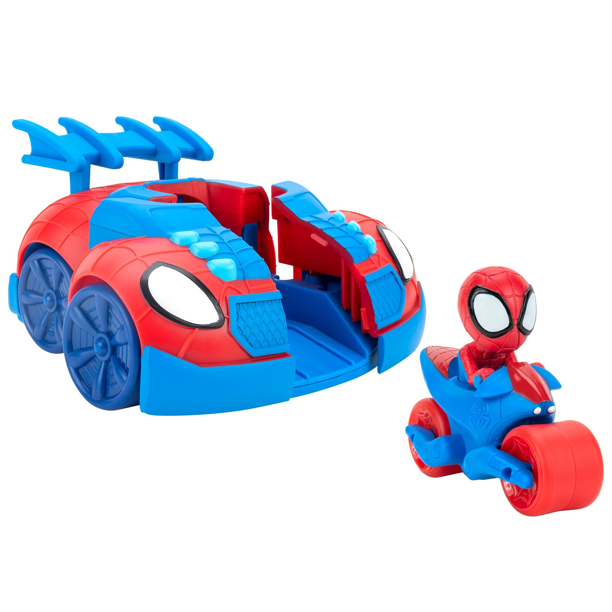 marvel-spidey-v-hicule-2-en-1-web-strike-voiture-moto image 3