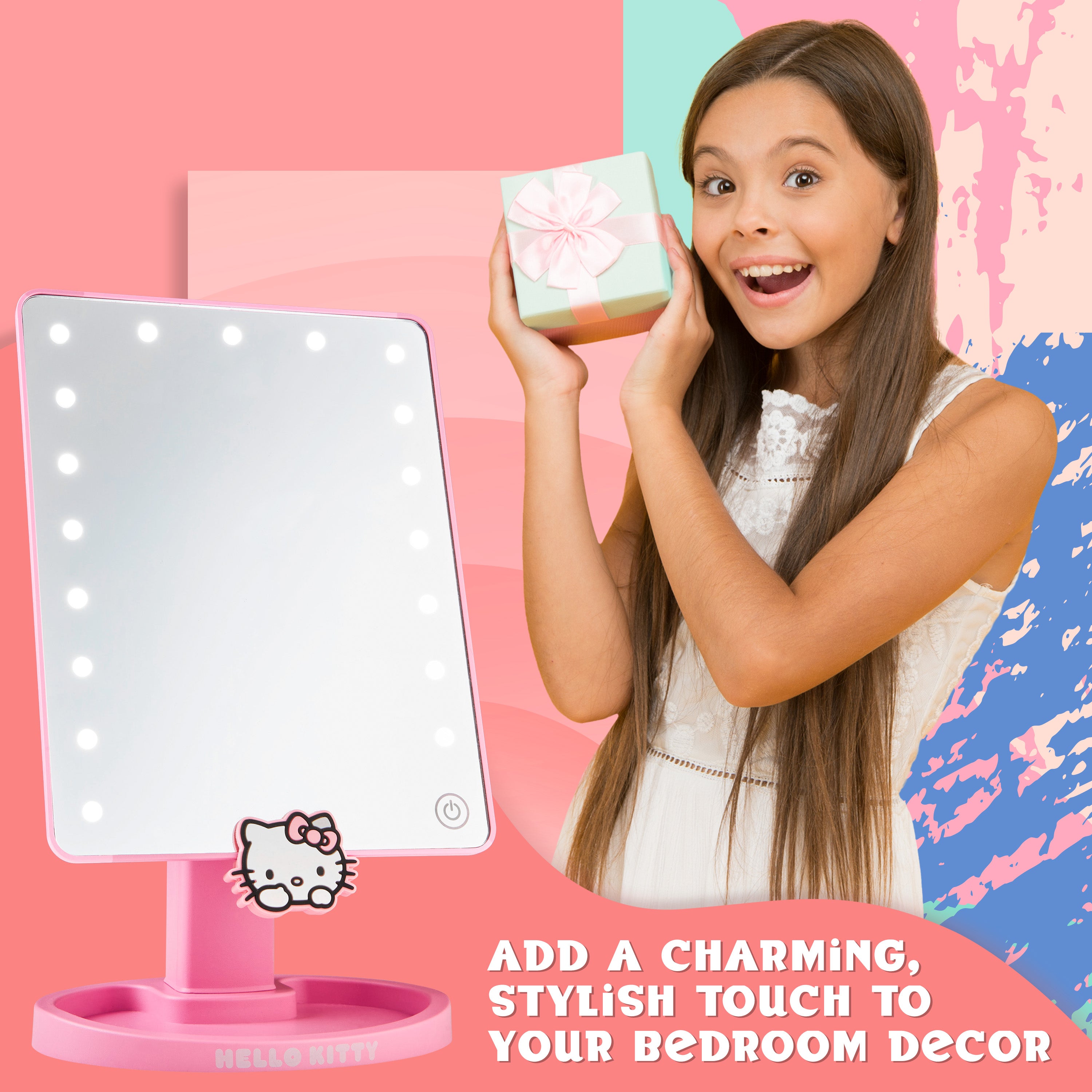 hello-kitty-miroir-led-table-maquillage-avec-plateau-cadeau-fille image 3