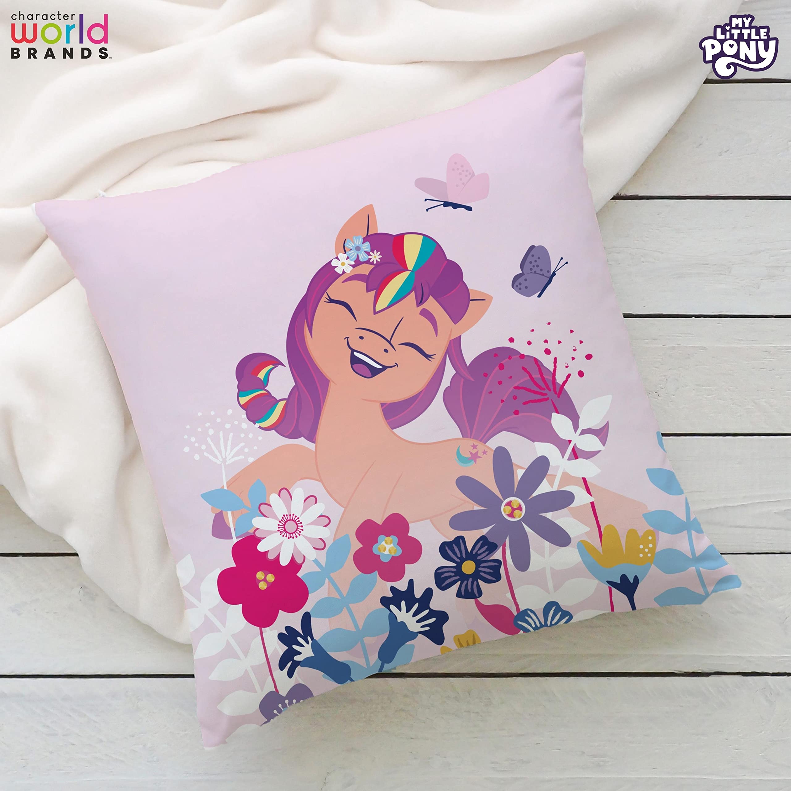 my-little-pony-coussin-carr-papillon-40x40-cm-r-versible image 6
