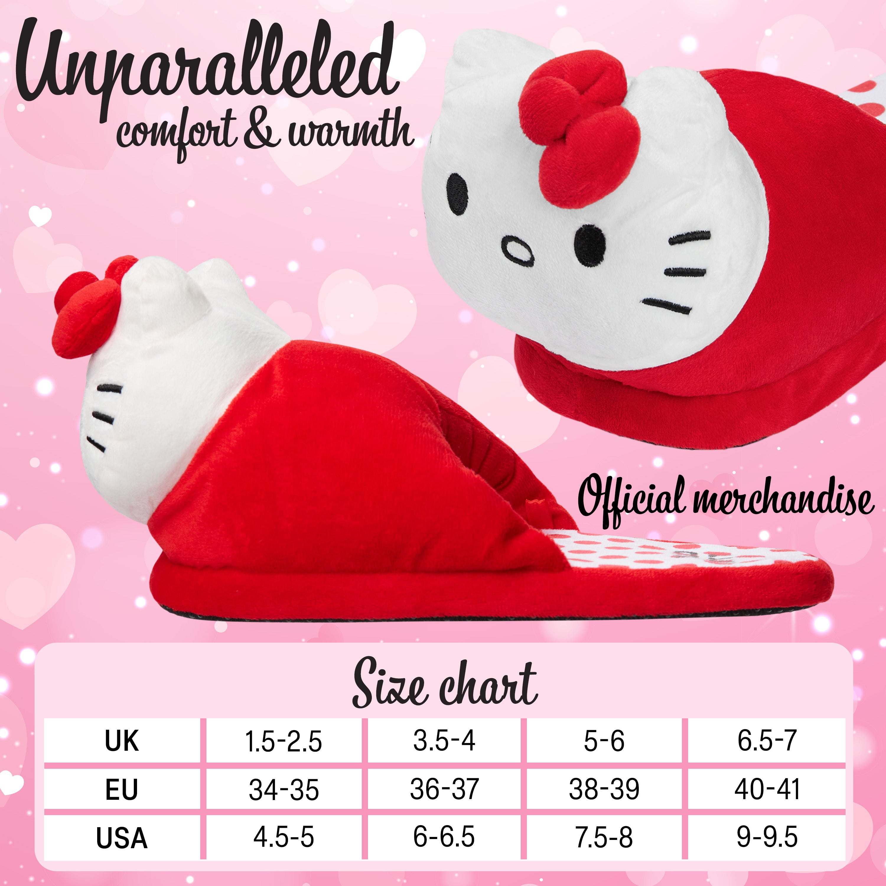 hello-kitty-pantoufles-femme-3d-chaussons-cosy-rose image 6