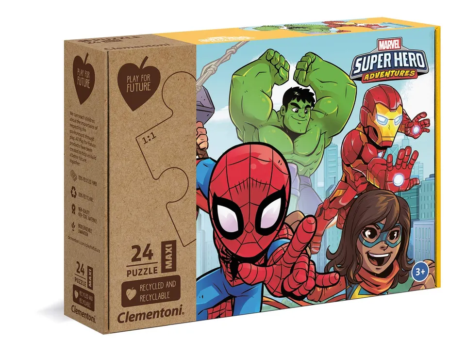 clementoni-marvel-super-heros-puzzle-24-pcs-maxi-3-ans image 1